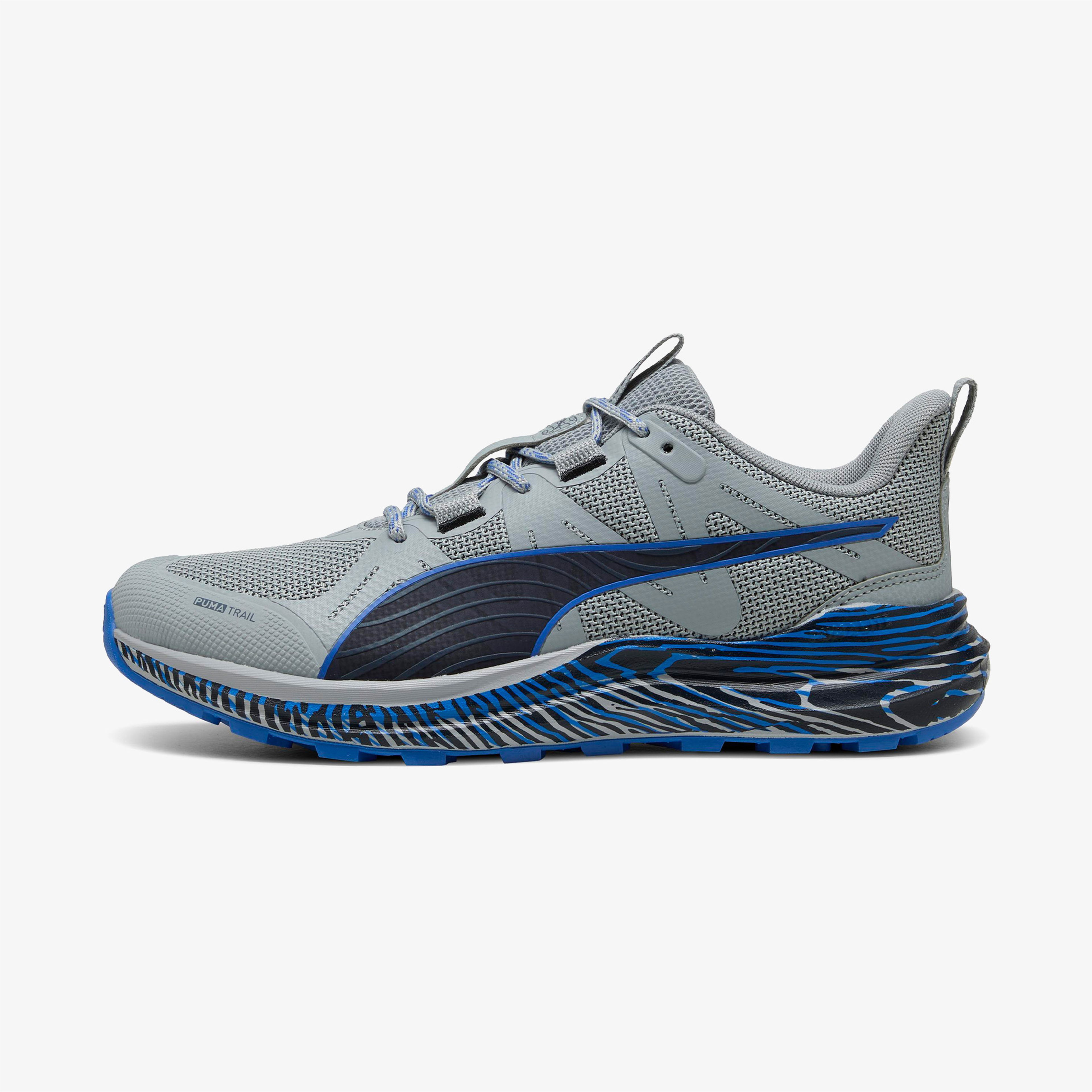 Puma Reflect Lite Trail Biowarp Erkek Gri Koşu Ayakkabısı