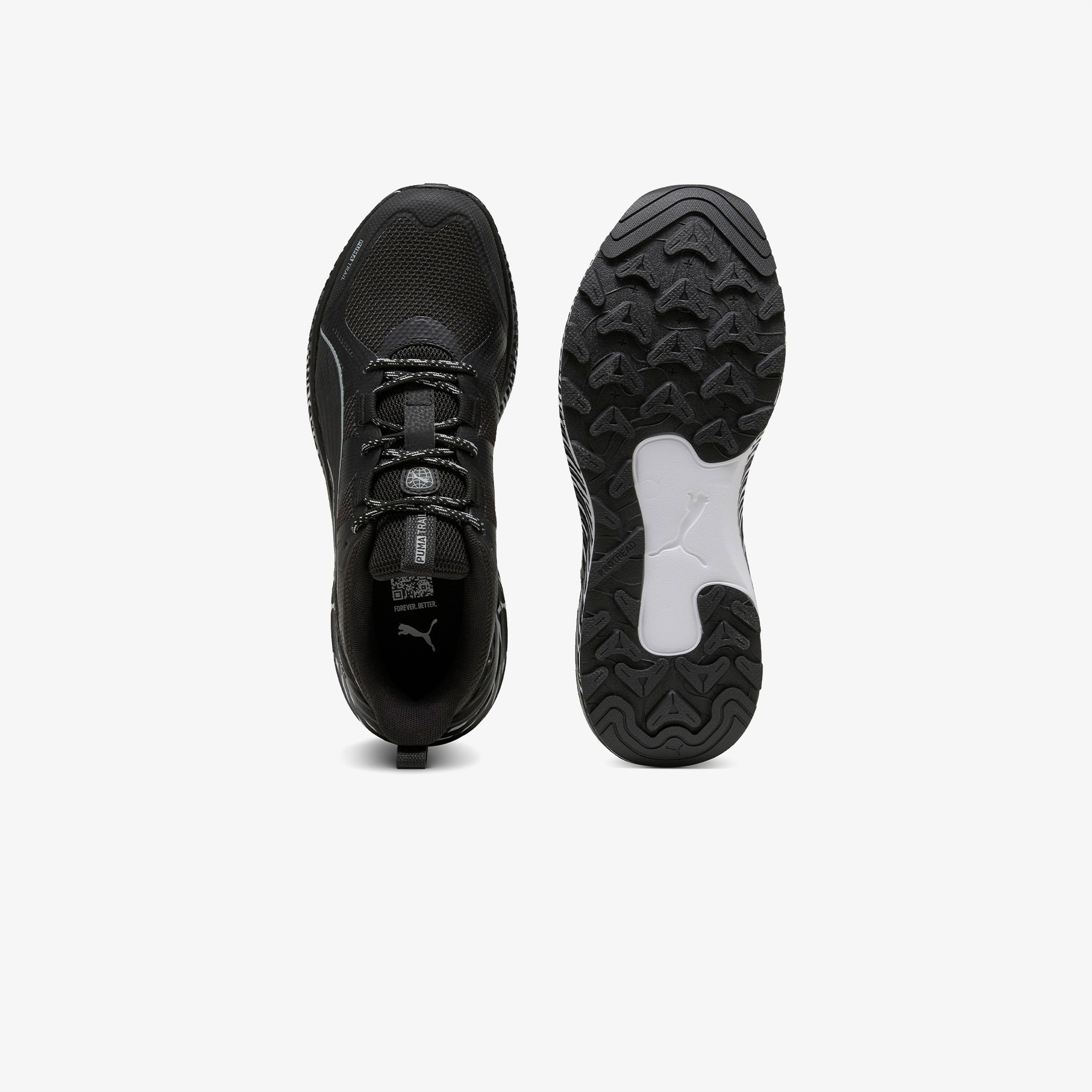 Puma Reflect Lite Trail Biowarp Erkek Siyah Koşu Ayakkabısı