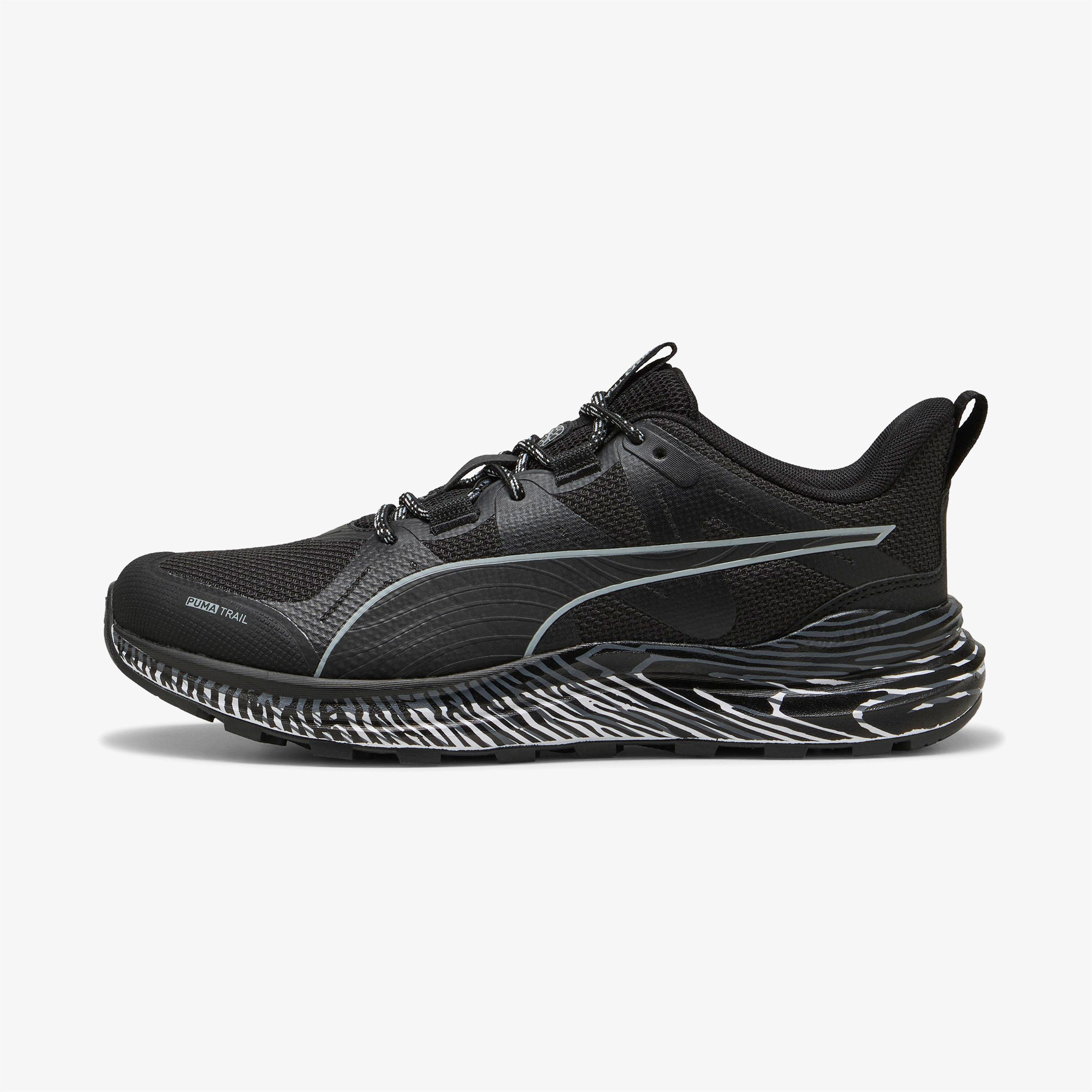Puma Reflect Lite Trail Biowarp Erkek Siyah Koşu Ayakkabısı