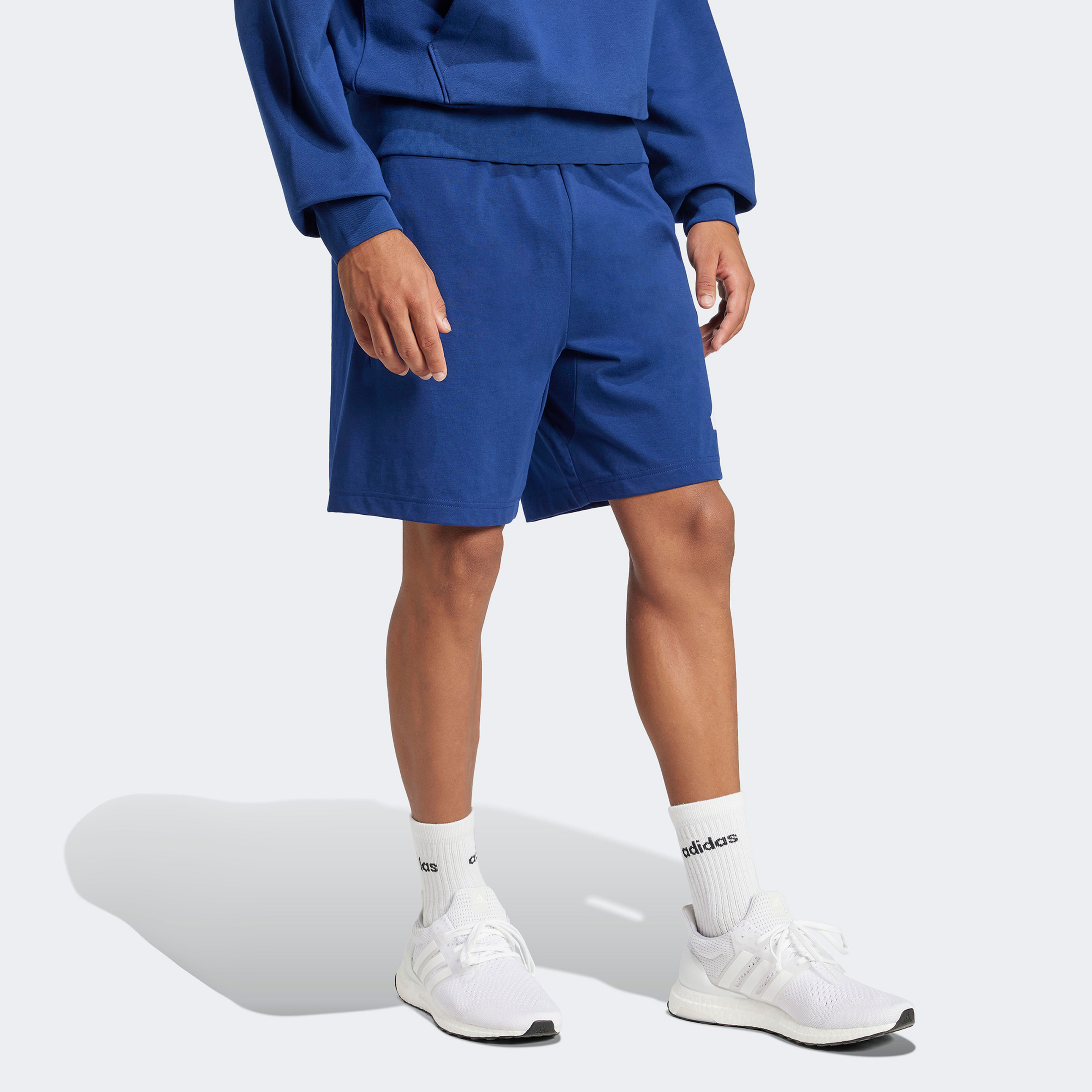 adidas Essentials Big Logo Single Erkek Mavi Şort