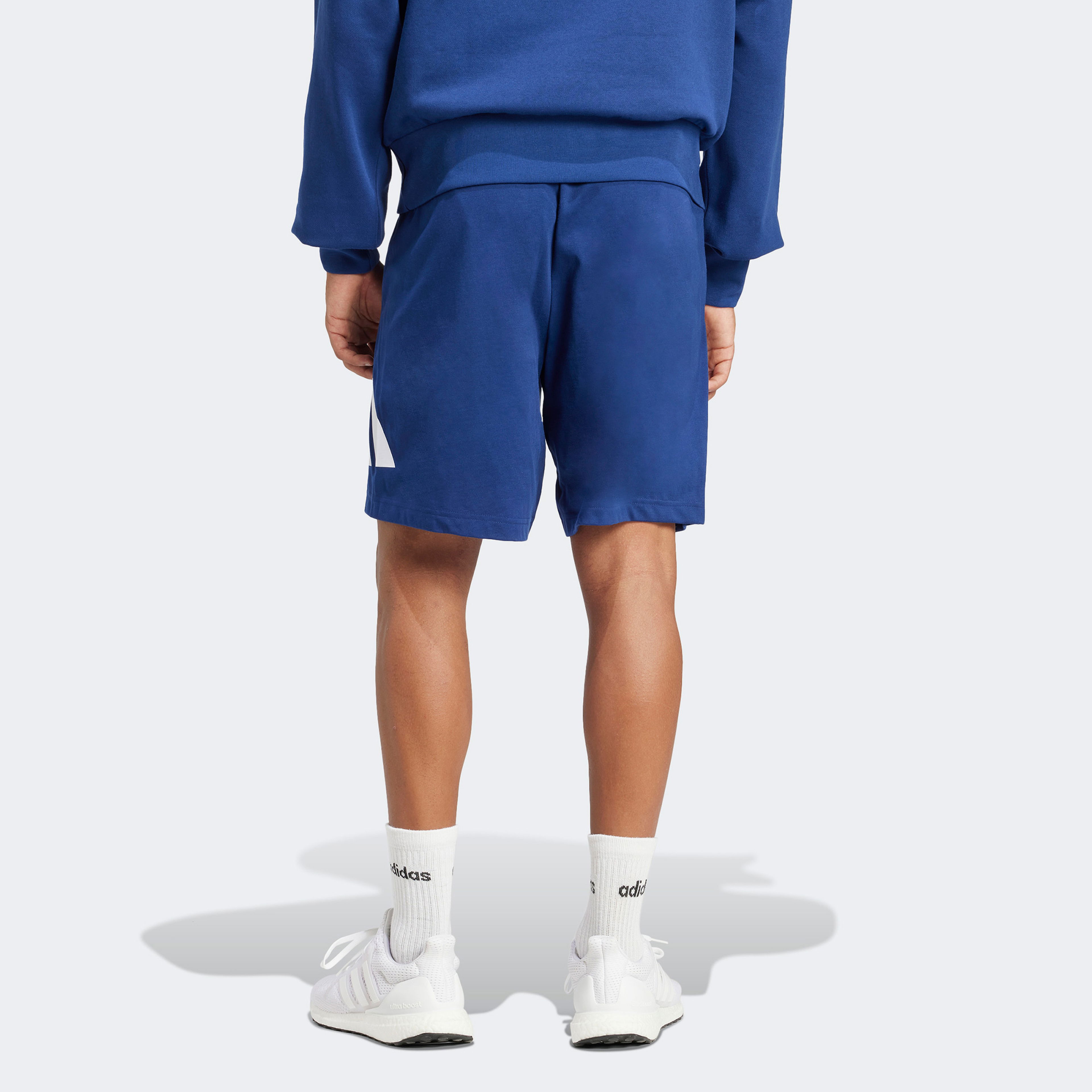 adidas Essentials Big Logo Single Erkek Mavi Şort