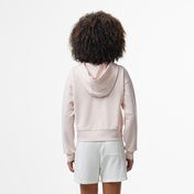 Lacoste Kadın Relaxed Fit Kapüşonlu Baskılı Açık Pembe Sweatshirt