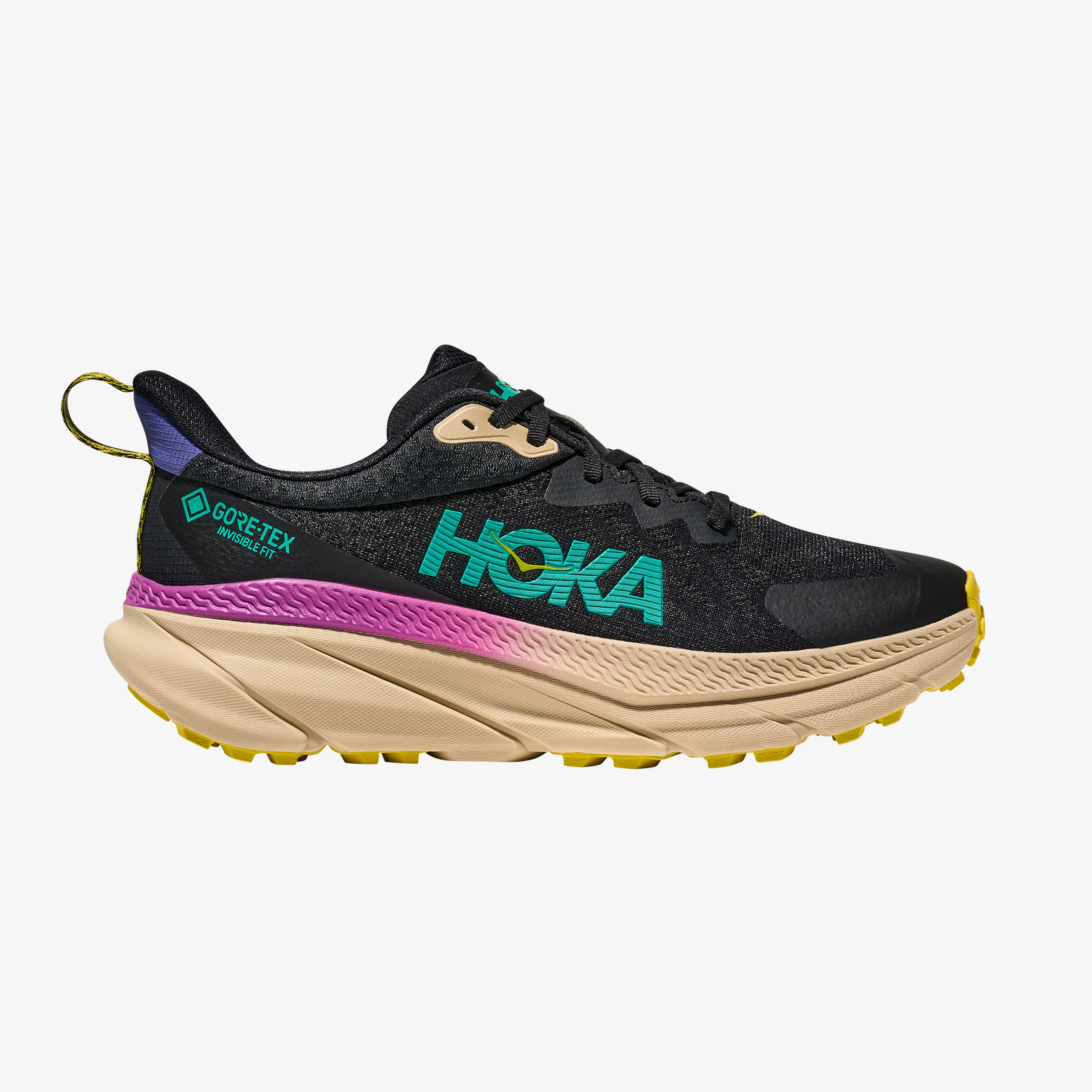 Hoka Challenger ATR 7 Gore-Tex Erkek Siyah Arazi Koşu Ayakkabısı