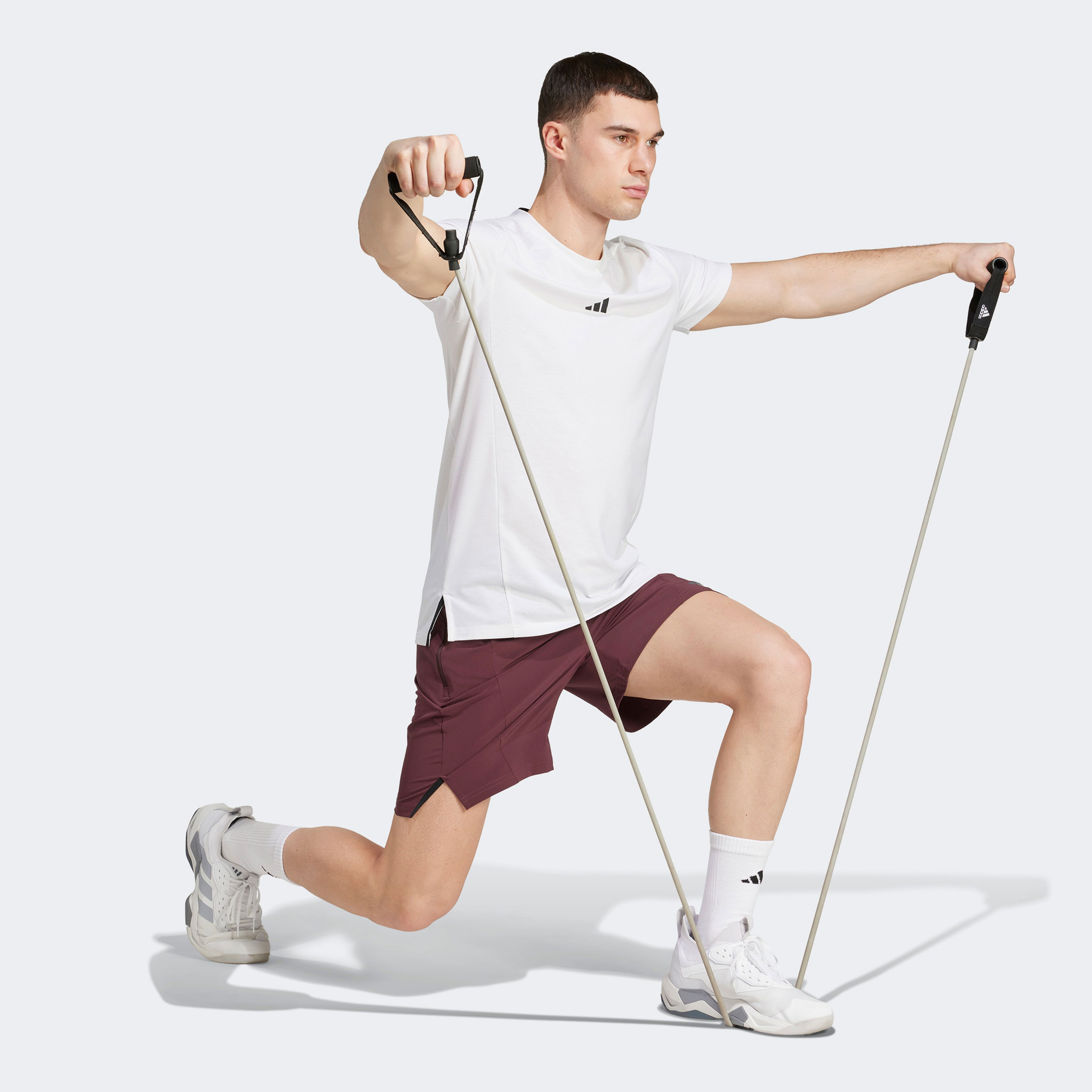 adidas Designed For Erkek Bordo Antrenman Şort