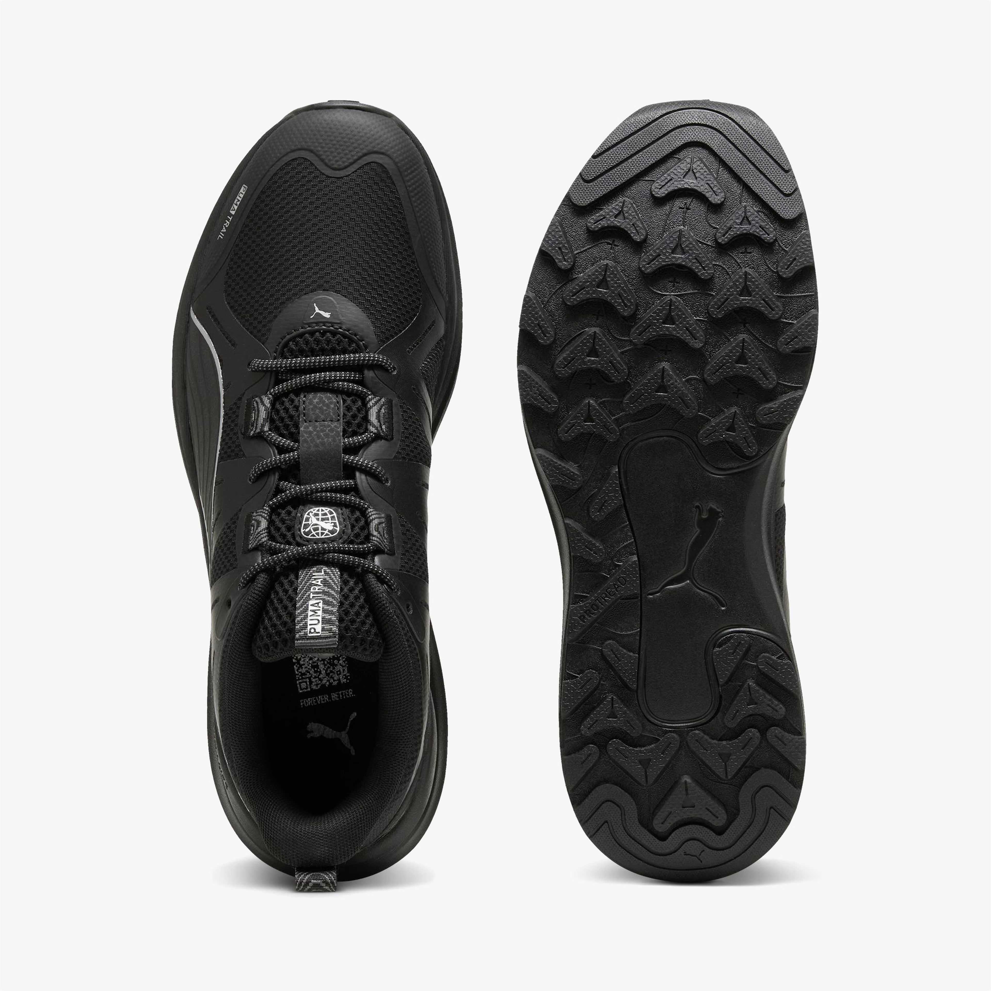 Puma Reflect Lite Trail Erkek Siyah Koşu Ayakkabısı