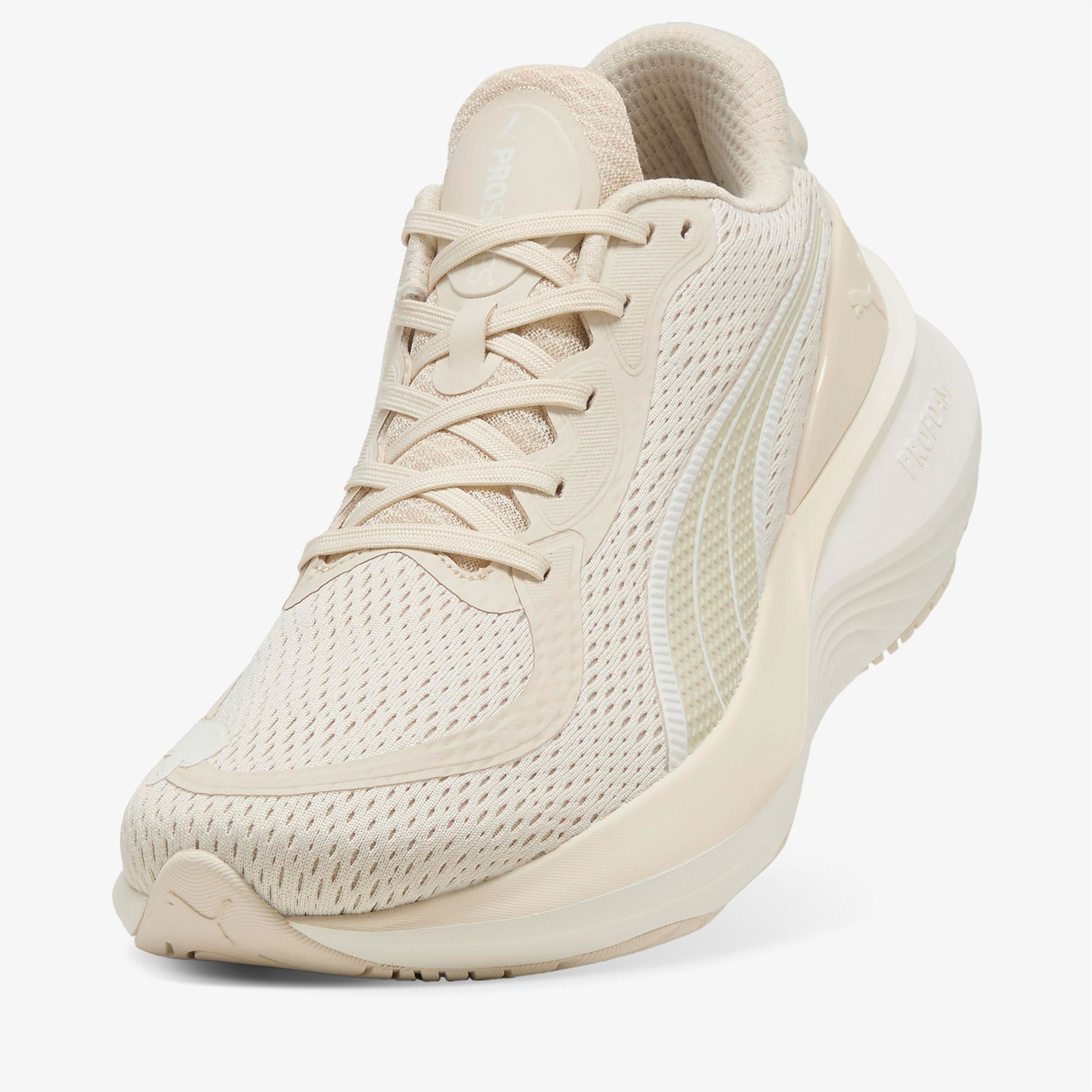 Puma Scend Pro 2 Erkek Krem Koşu Ayakkabısı