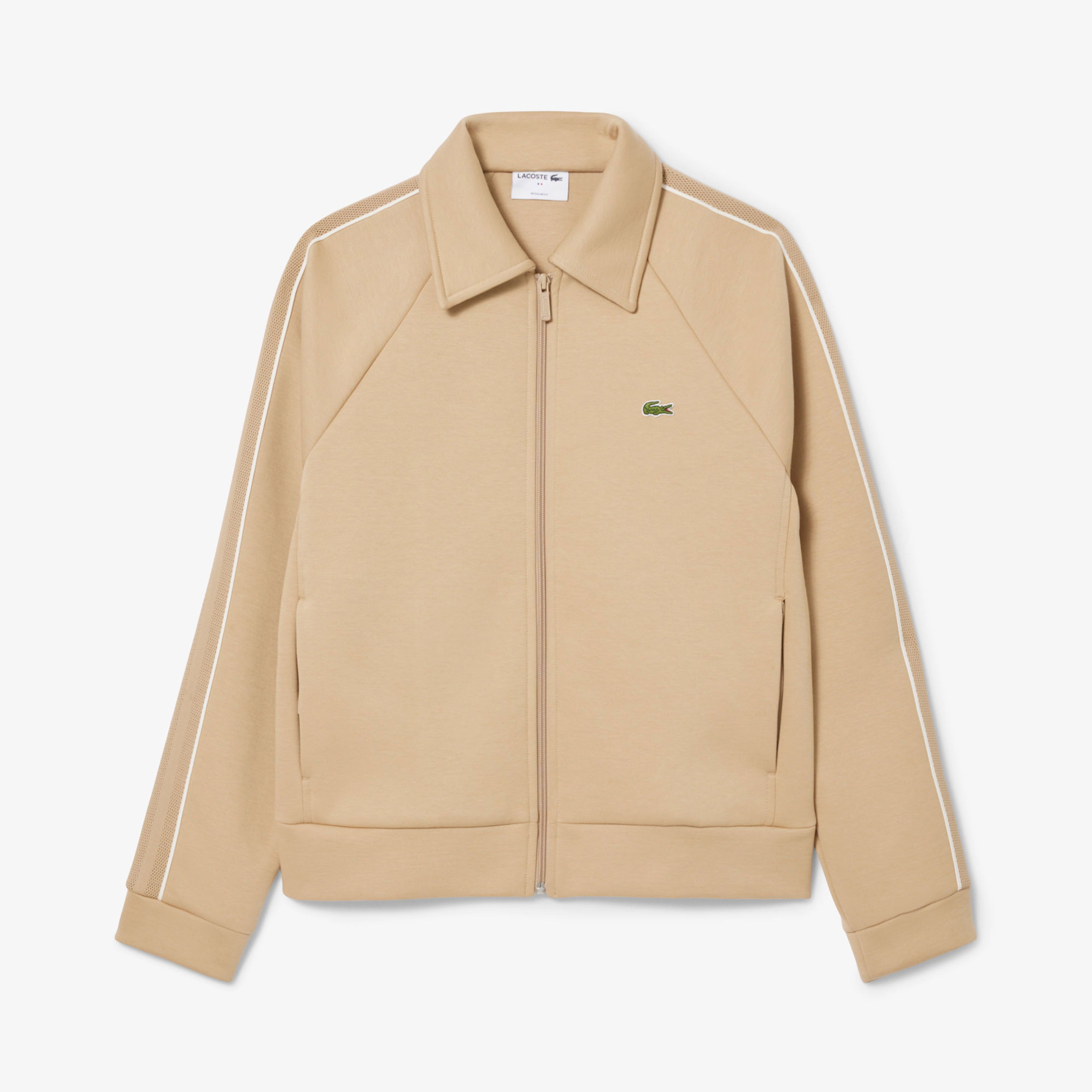 Lacoste Erkek Regular Fit Fermuarlı Bej Sweatshirt