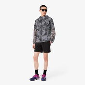 Lacoste Erkek Kapüşonlu Baskılı Siyah Ceket