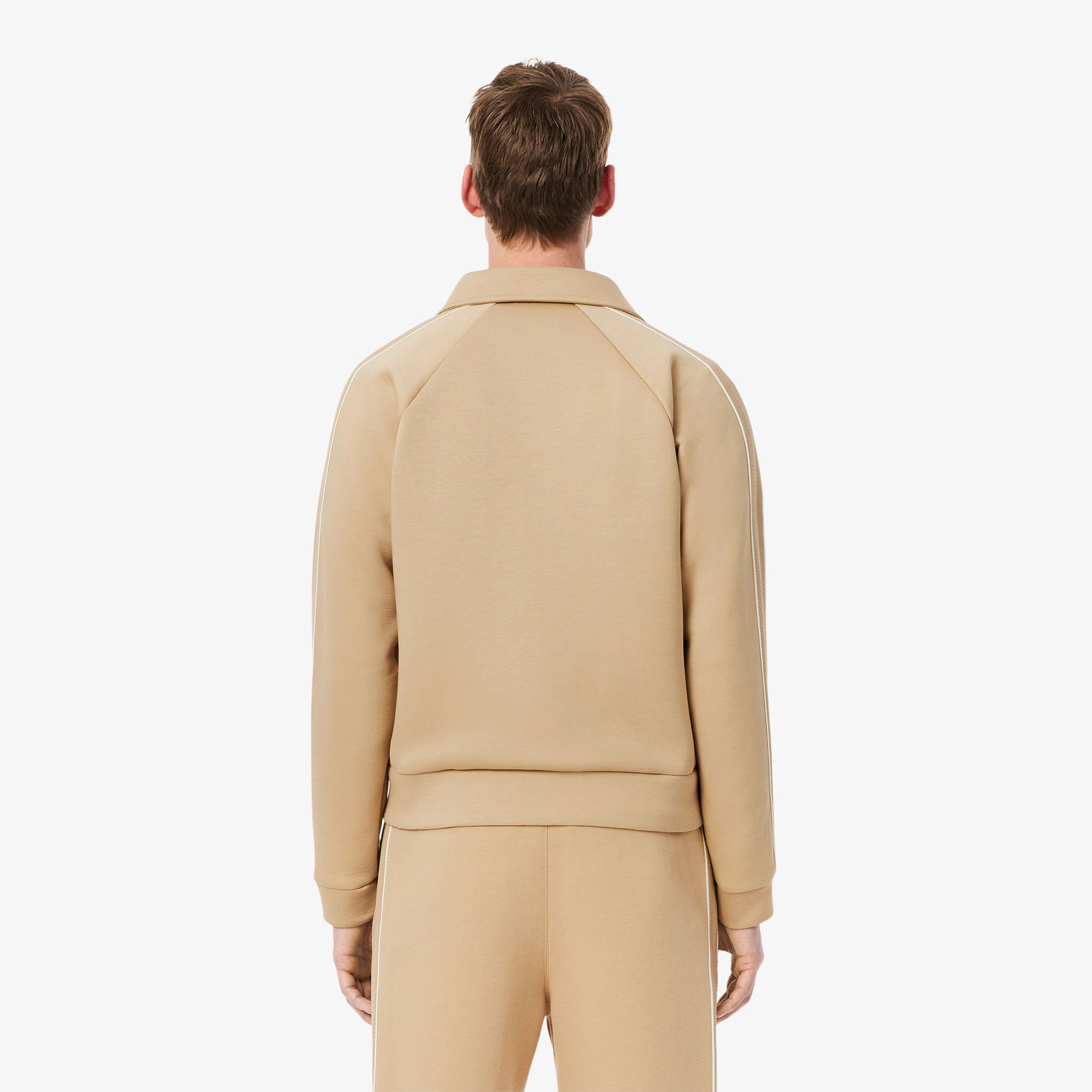 Lacoste Erkek Regular Fit Fermuarlı Bej Sweatshirt
