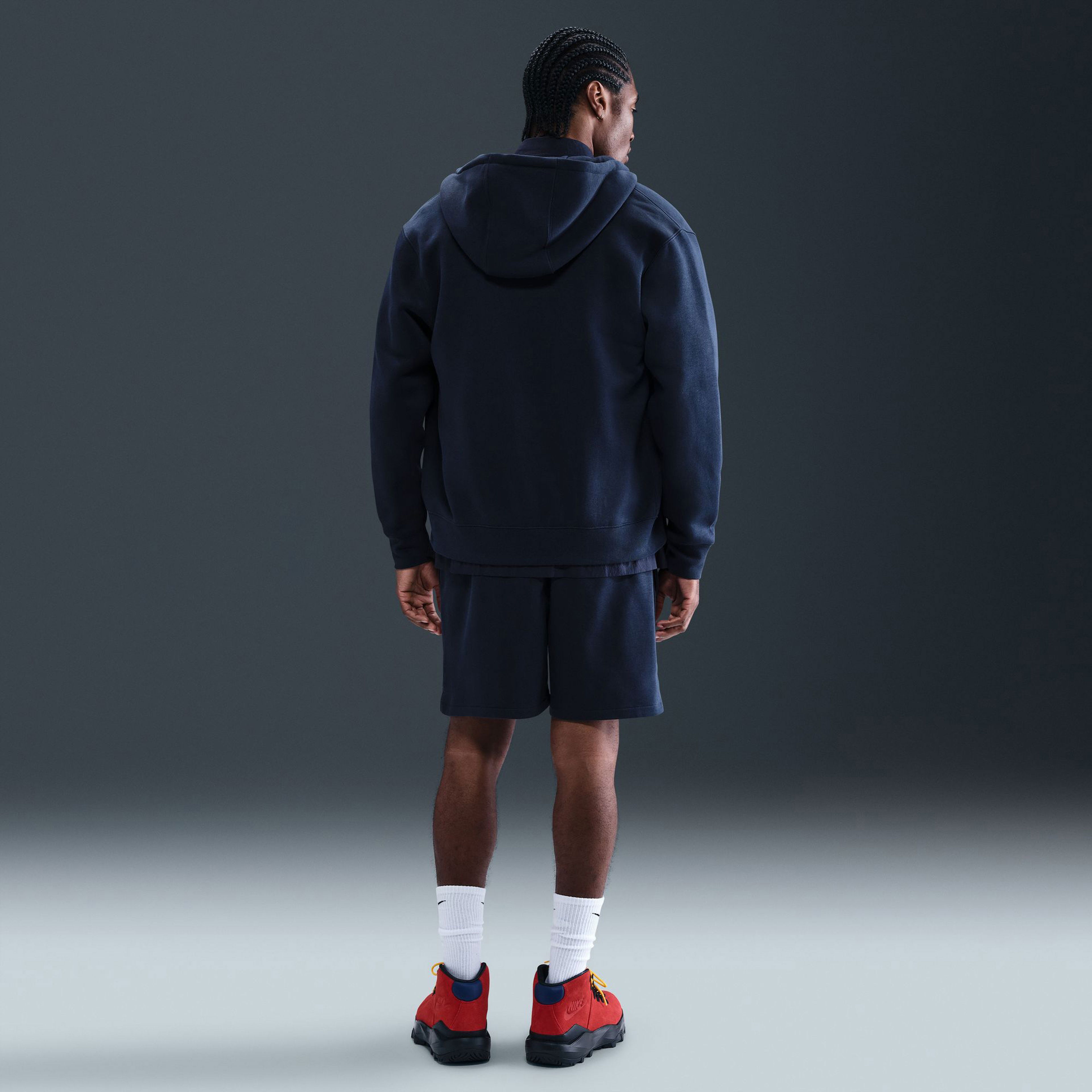 Nike Club Flow French Terry Erkek Lacivert Şort