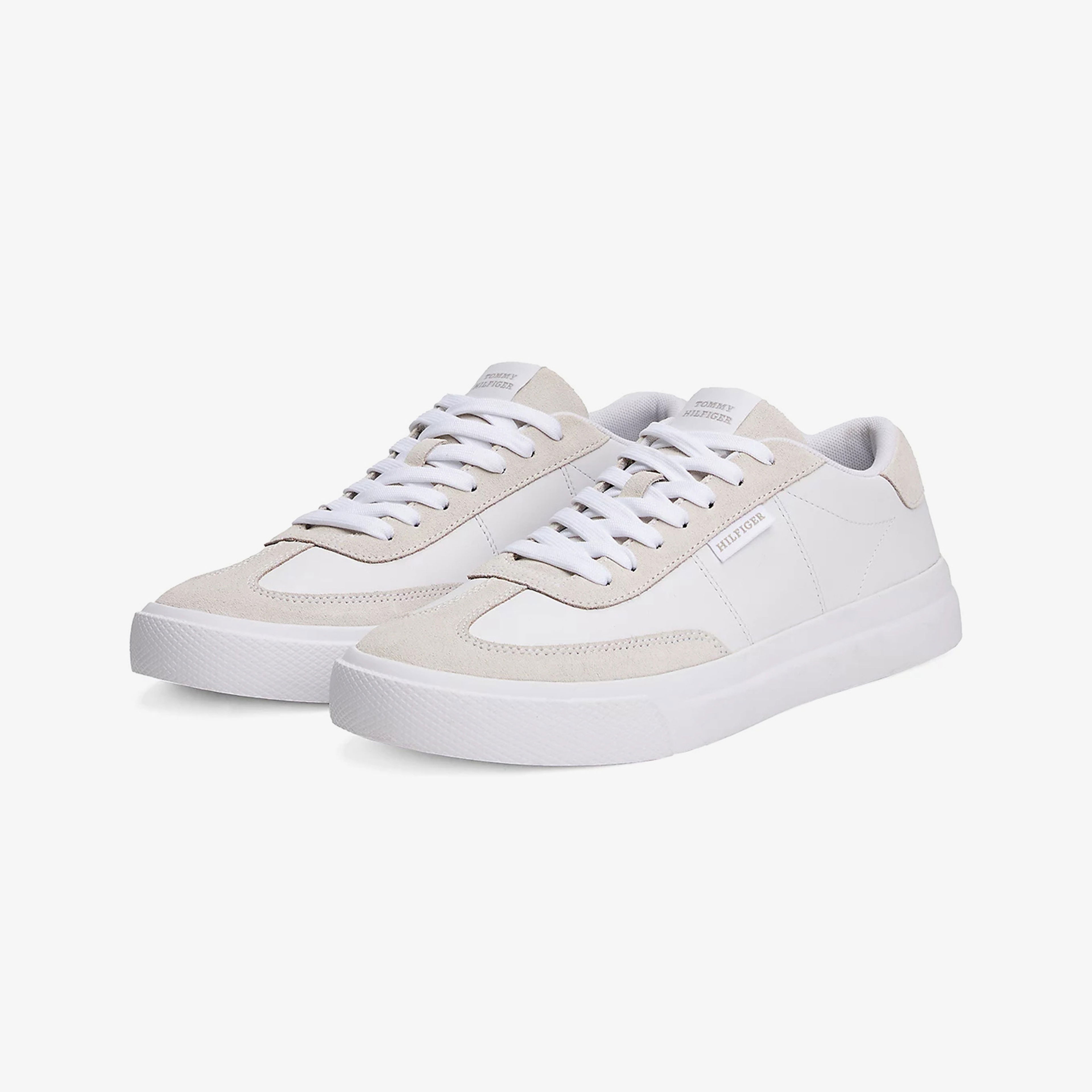 Tommy Hilfiger Cupset Leather Summer Erkek Beyaz Sneaker
