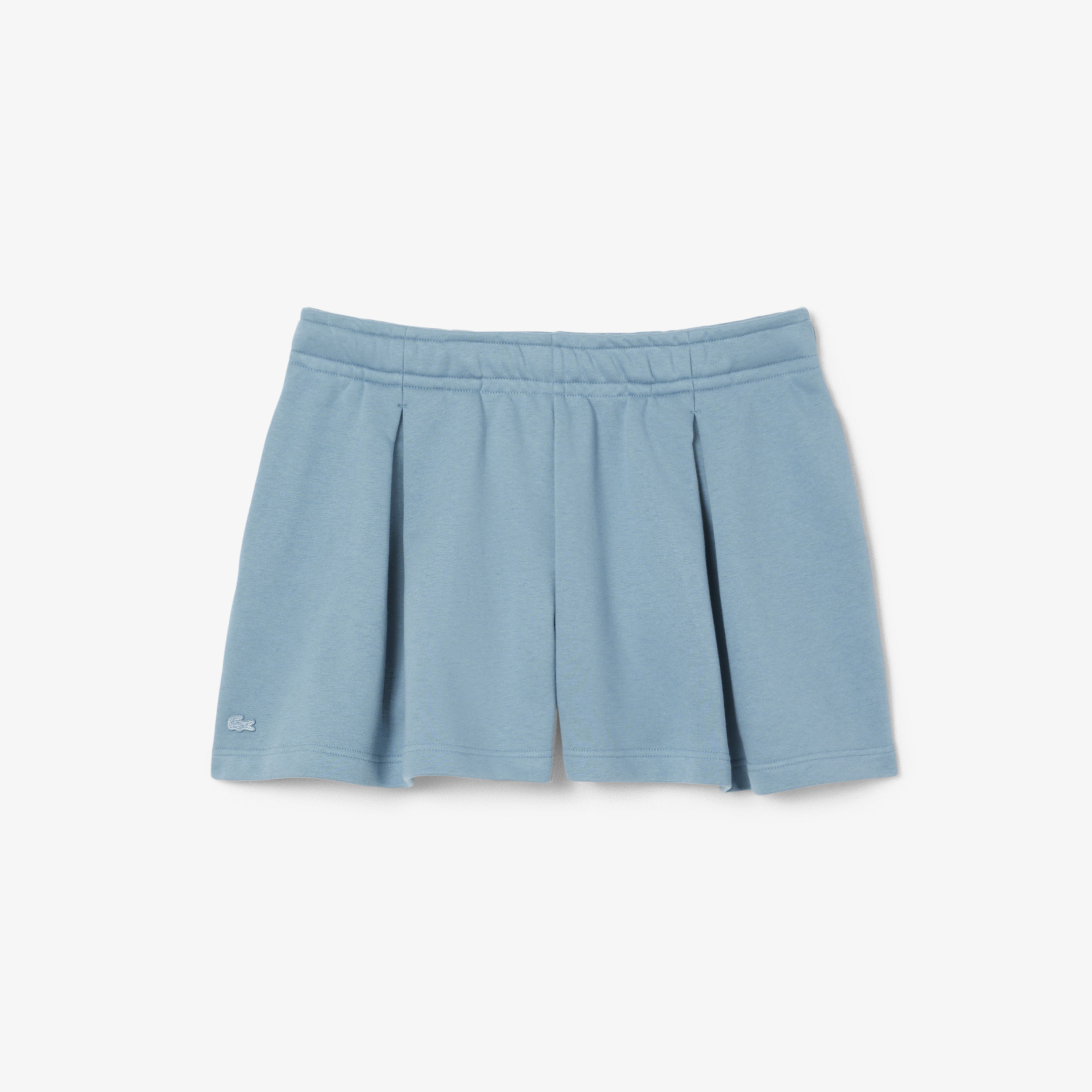 Lacoste Pleated Fleece Kadın Mavi Şort