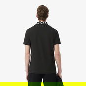 Lacoste Erkek Slim Fit Baskılı Siyah Polo