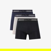 Nautica Erkek Lacivert Standart Fit 3'lü Boxer