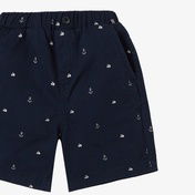 Nautica Erkek Çocuk Lacivert Standart Fit Desenli Şort