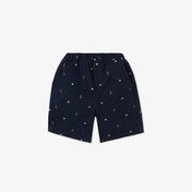 Nautica Erkek Çocuk Lacivert Standart Fit Desenli Şort