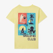 Nautica Erkek Çocuk Sarı Regular Fit Baskılı T-Shirt