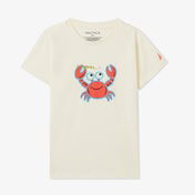 Nautica Erkek Çocuk Krem Regular Fit Baskılı T-Shirt