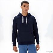 Tommy Jeans Bxy Logo Drawcord Kadın Mavi Sweatshirt