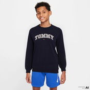 Tommy Hilfiger Varsity Embroidered Çocuk Lacivert Sweatshirt