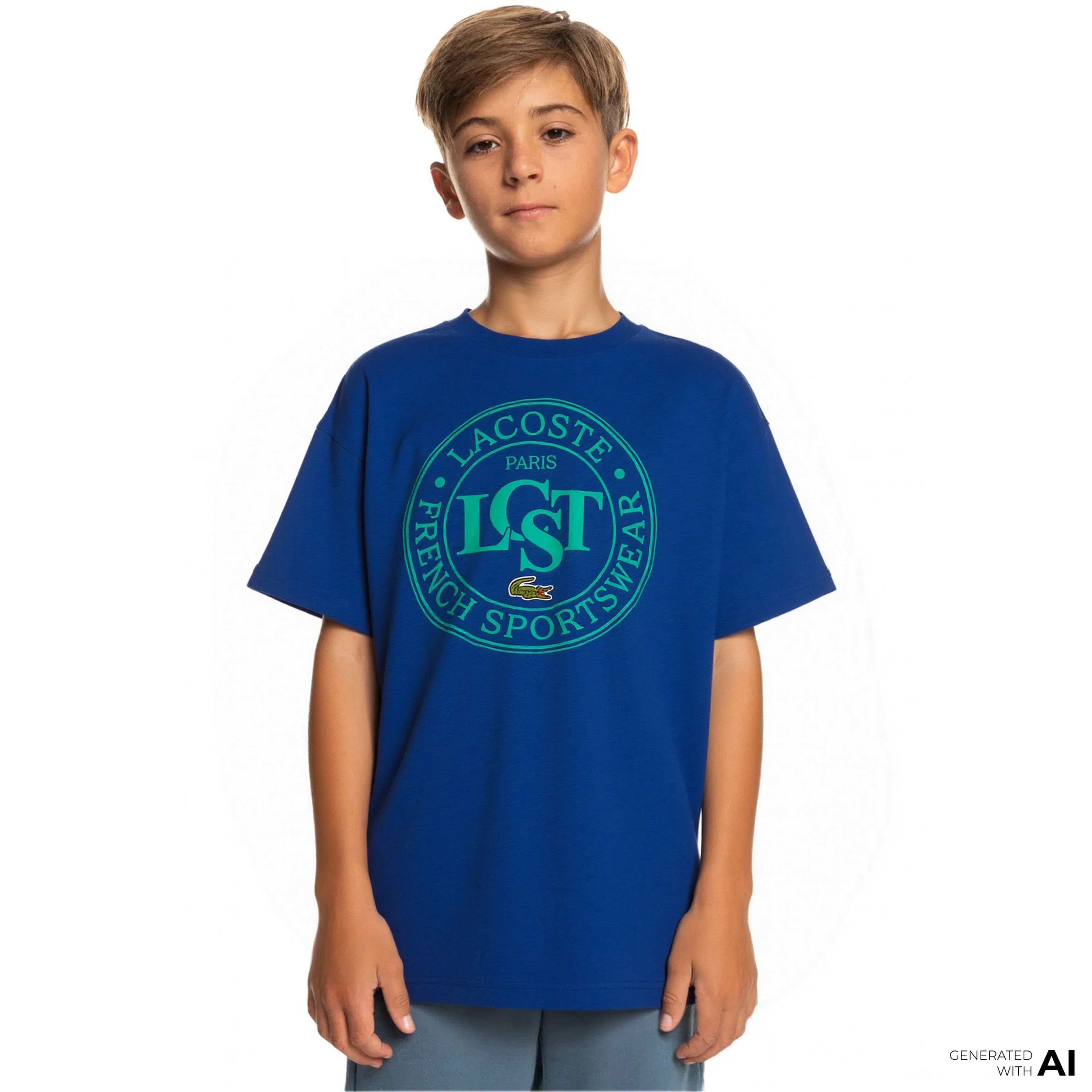 Lacoste Classic Çocuk Lacivert T-Shirt