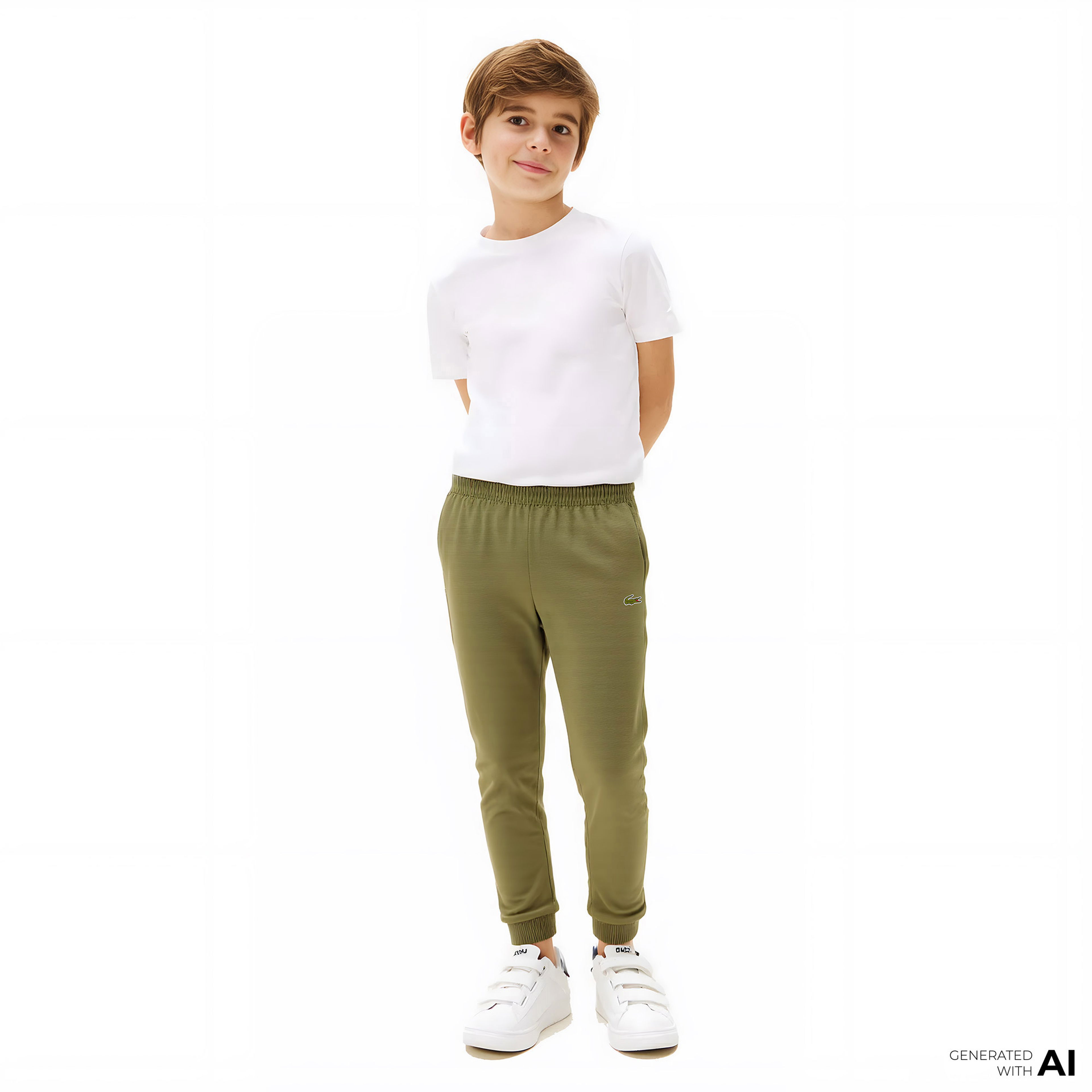 Lacoste Classic Çocuk Haki Eşofman Altı