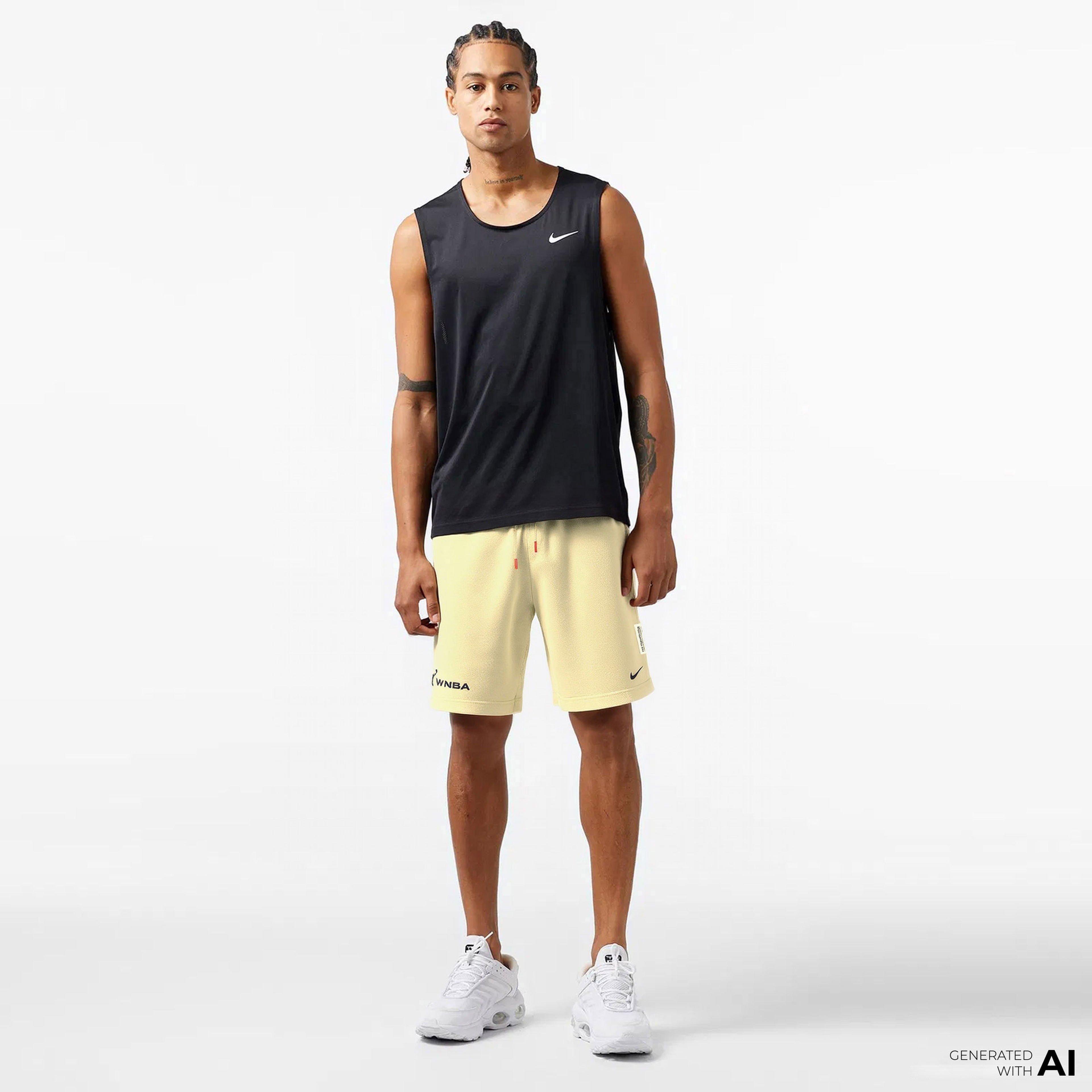 Nike WNBA Standard Issue Erkek Sarı Şort