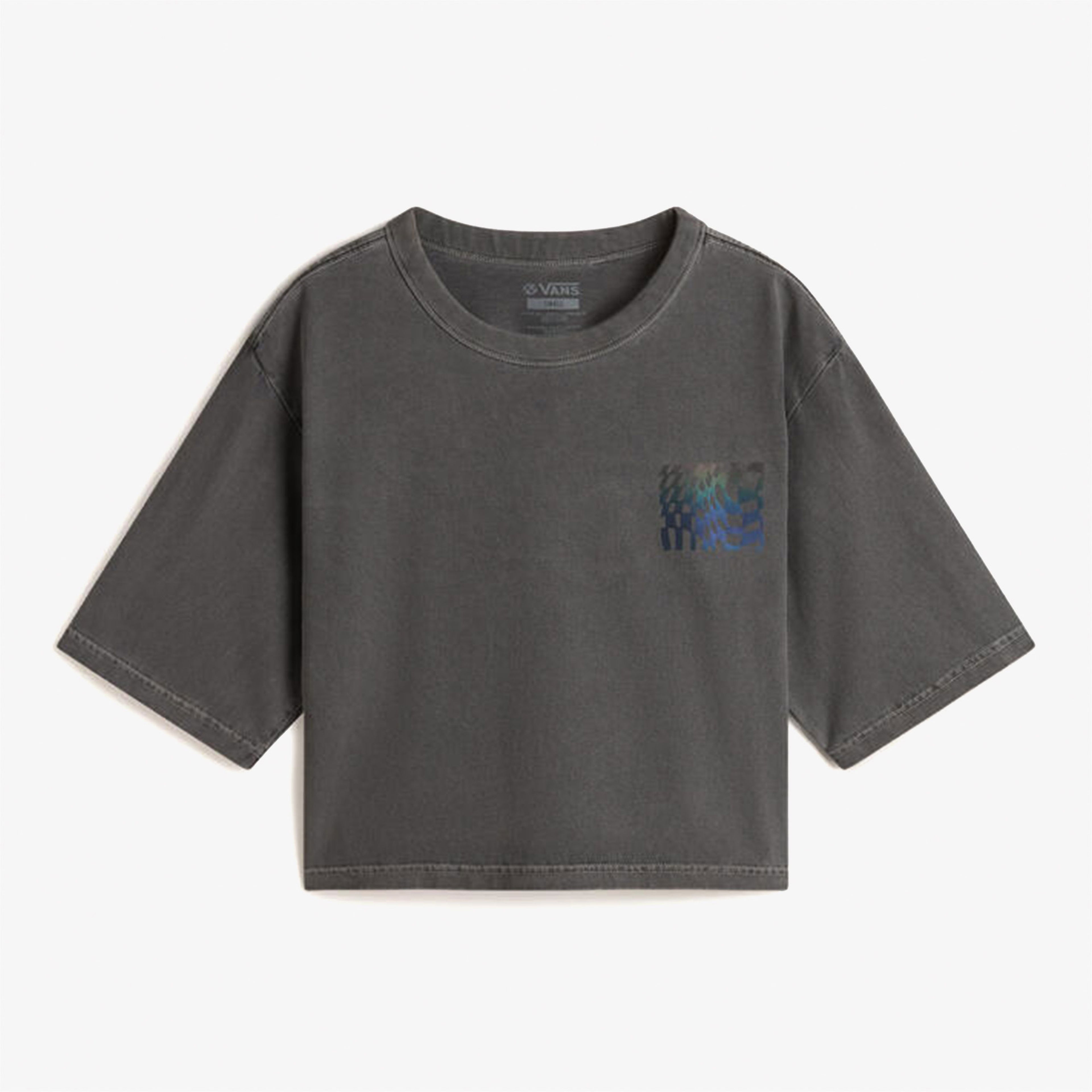Vans Mte Wildthorn Reflective Boxy Kadın Gri T-Shirt