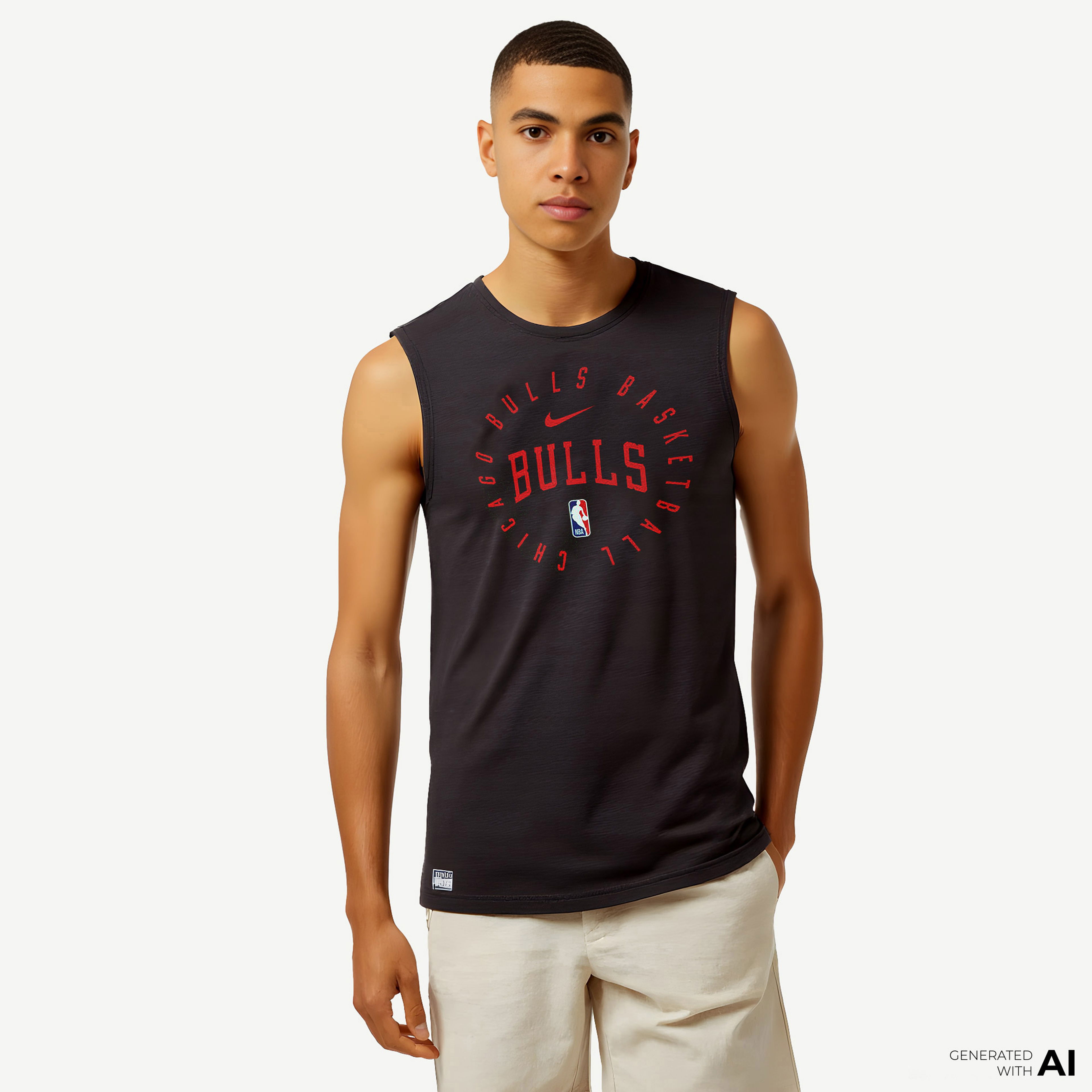 Nike Chicago Bulls Erkek Siyah Atlet