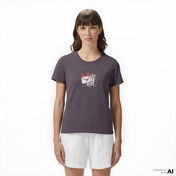 Converse Classic Kadın Slim Fit Baskılı Siyah T-Shirt