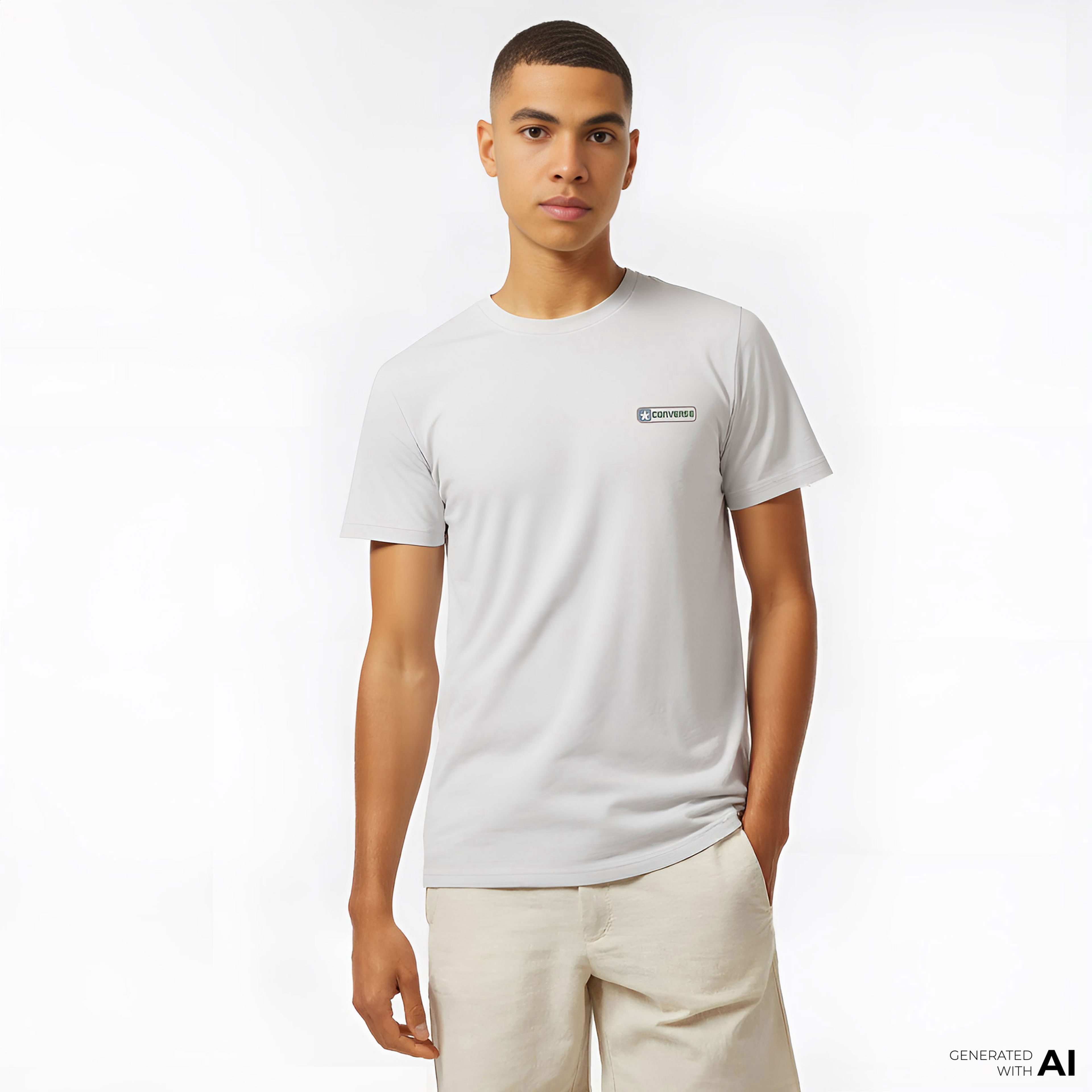 Converse Classic Erkek Grafik Baskılı T-Shirt