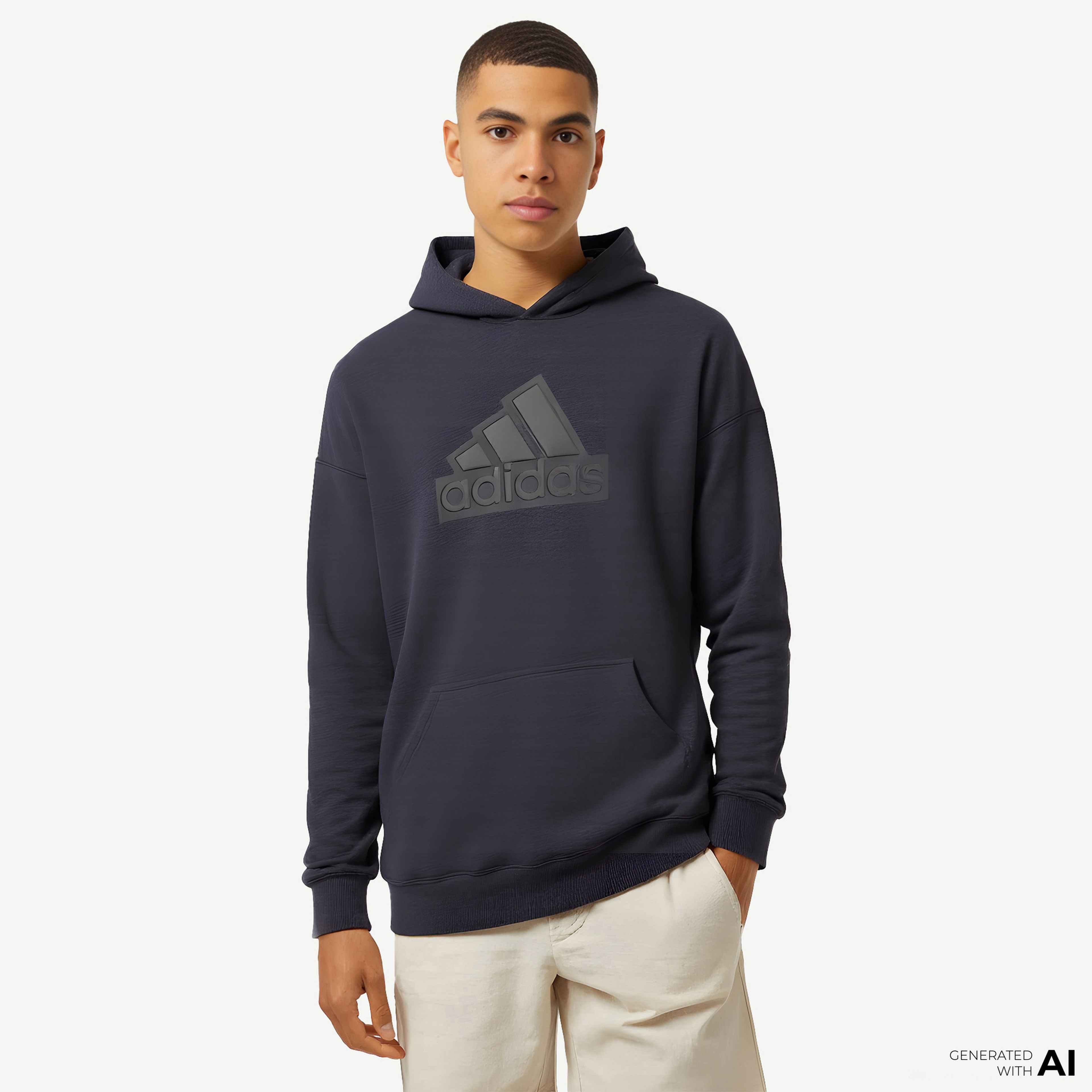 adidas Future Icons Logo Çocuk Siyah Hoodie