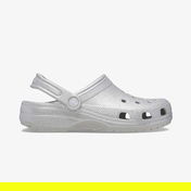 Crocs Classic Glitter Clog Unisex Gri Terlik