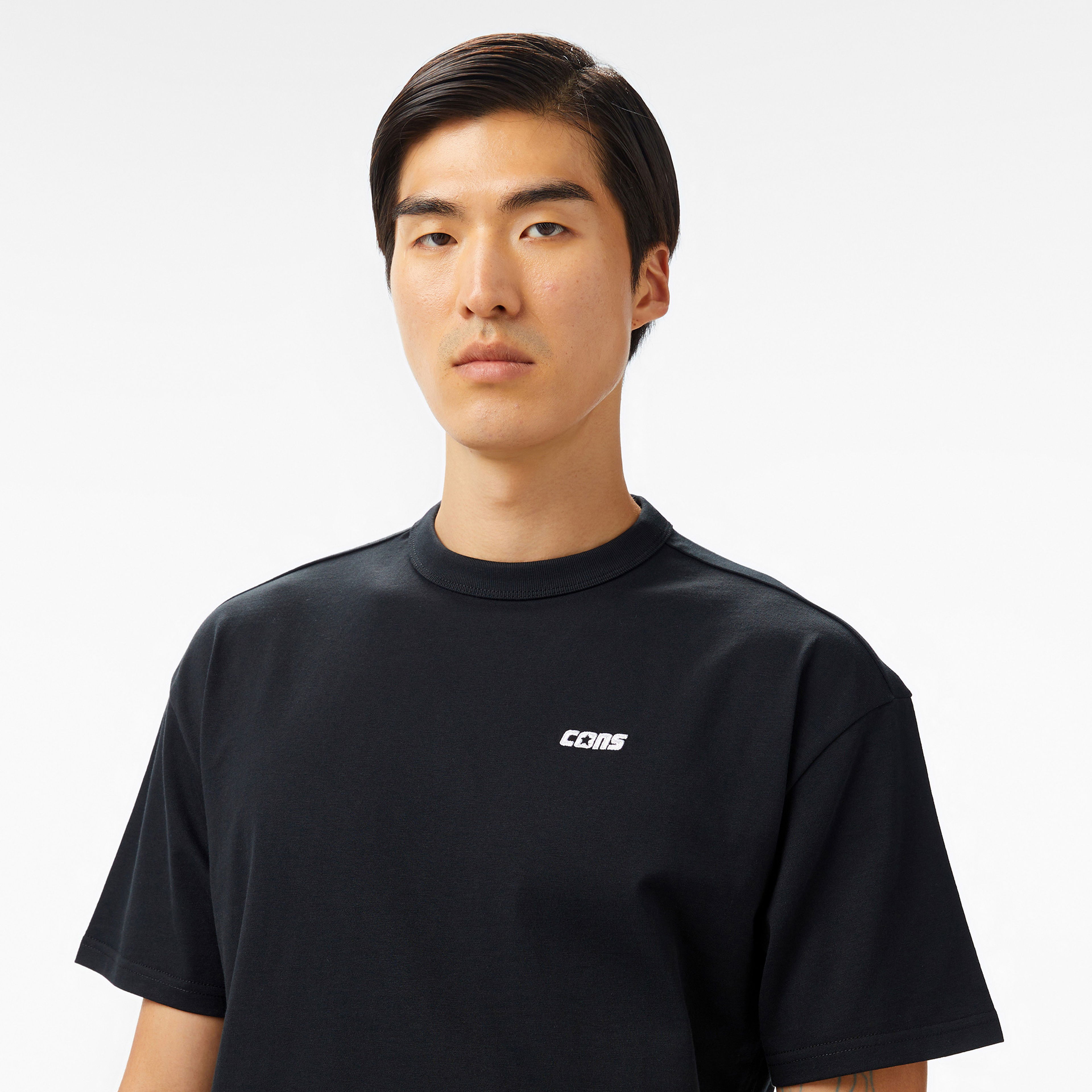Converse Loose Fit Erkek Siyah T-Shirt