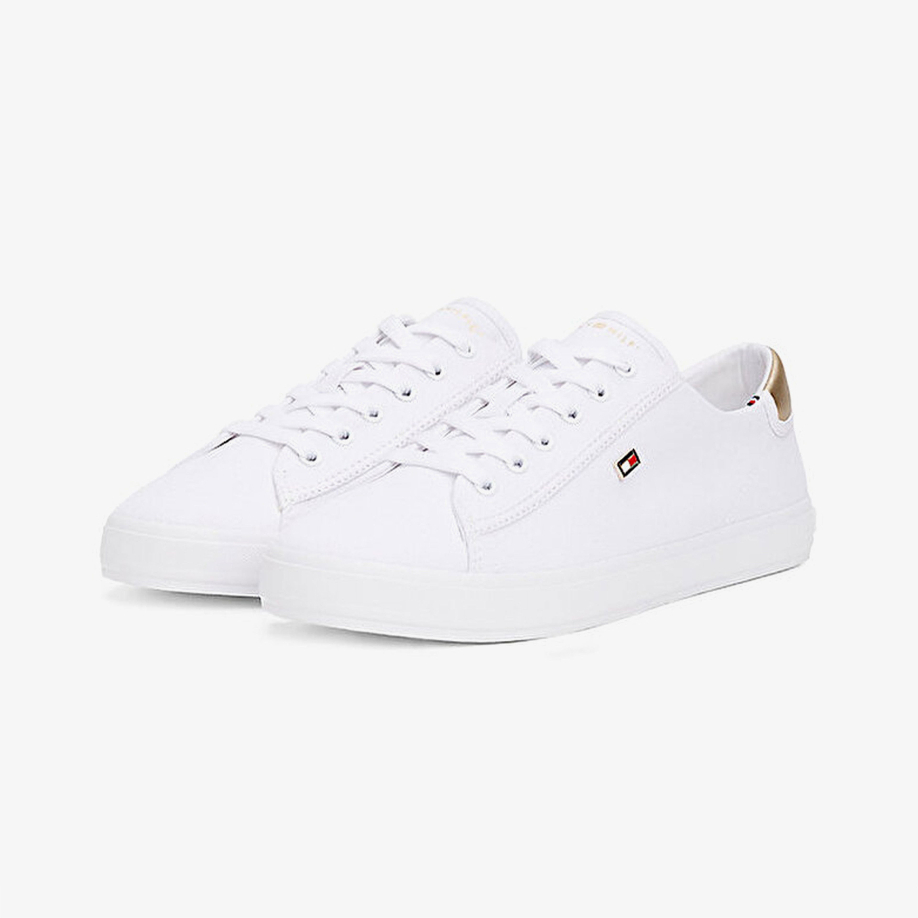 Tommy Hilfiger Vulc Lace Up Kadın Beyaz Sneaker