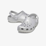 Crocs Classic Glitter Clog Unisex Gri Terlik