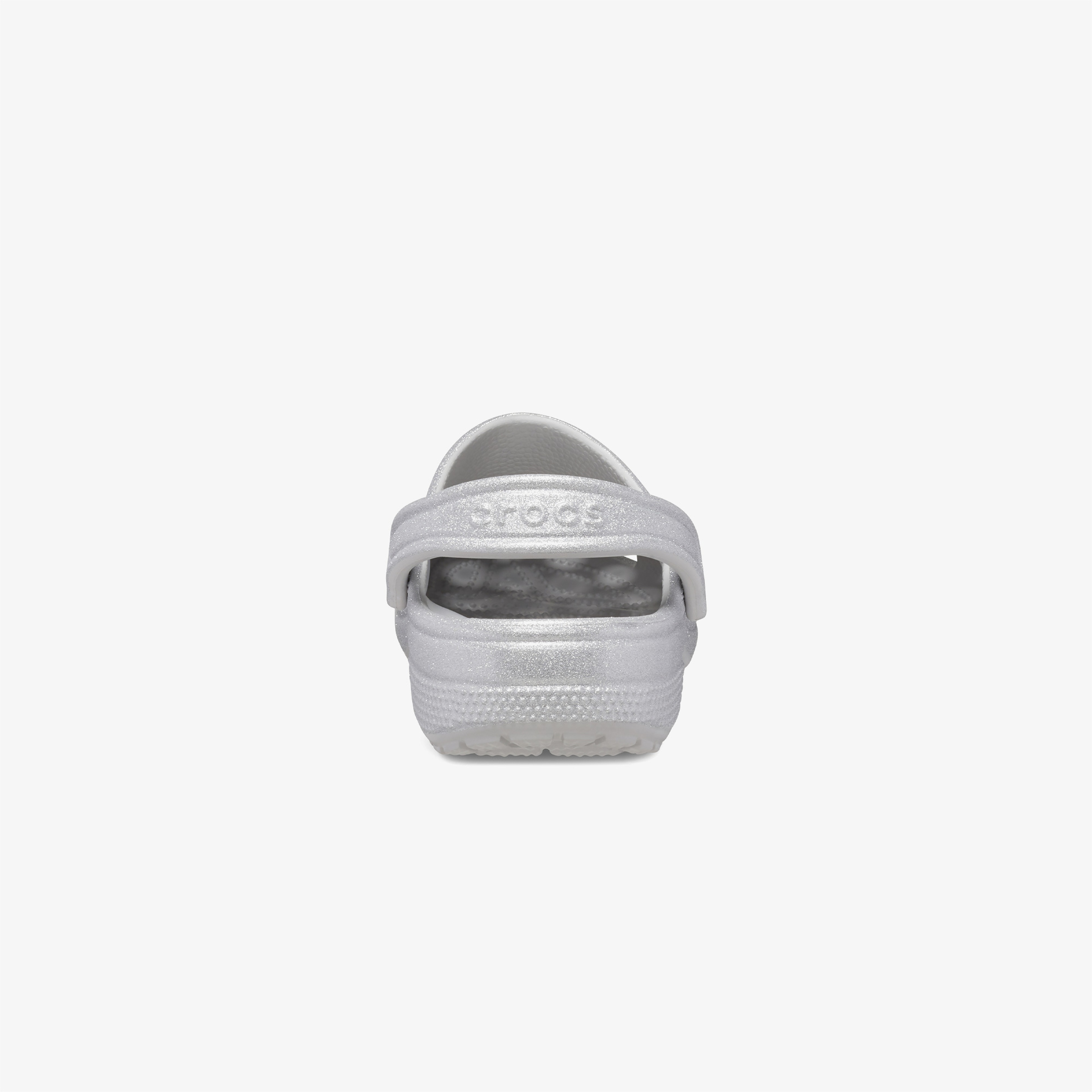 Crocs Classic Glitter Clog Unisex Gri Terlik