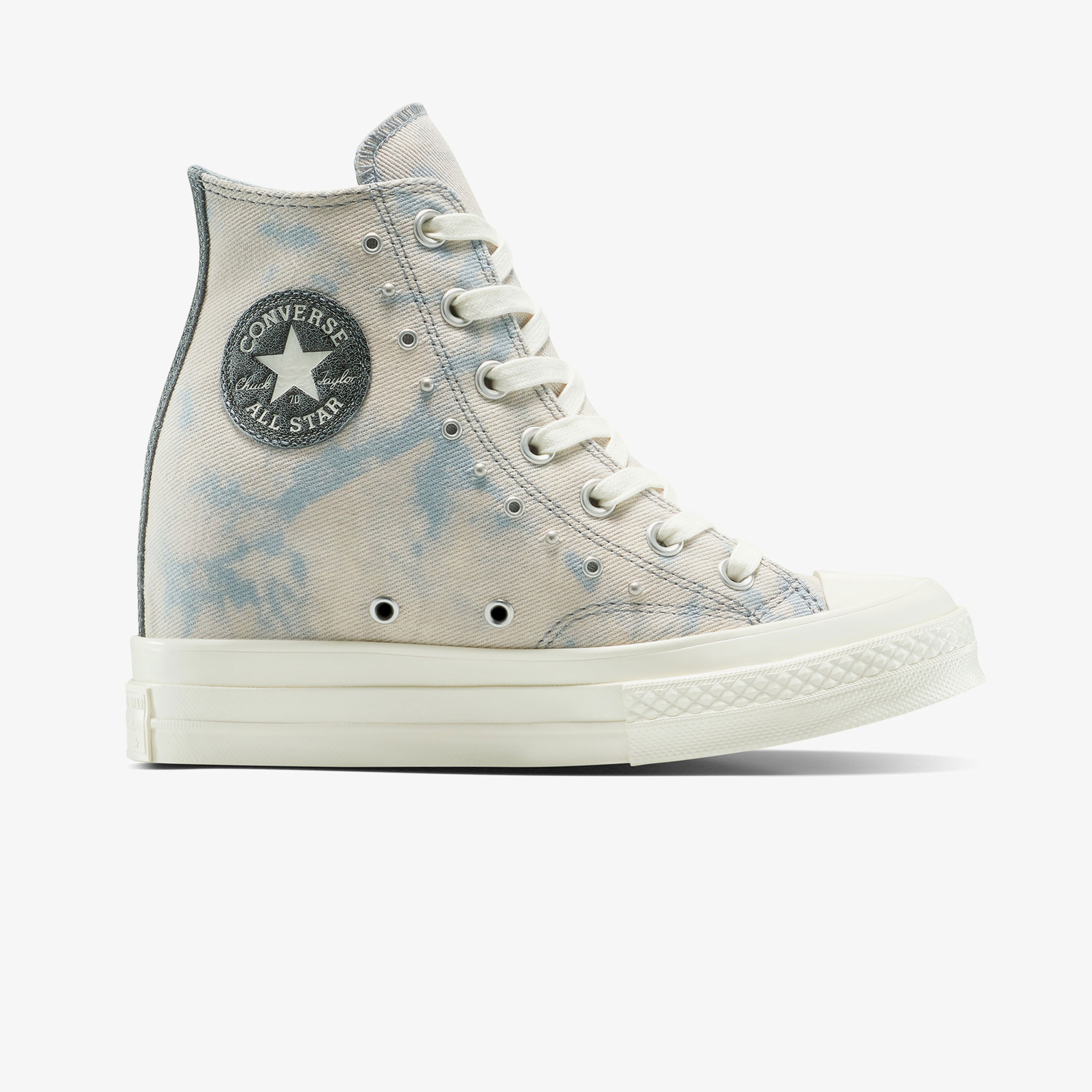 Converse Chuck 70 Wedge Platform Kadın Mavi Sneaker