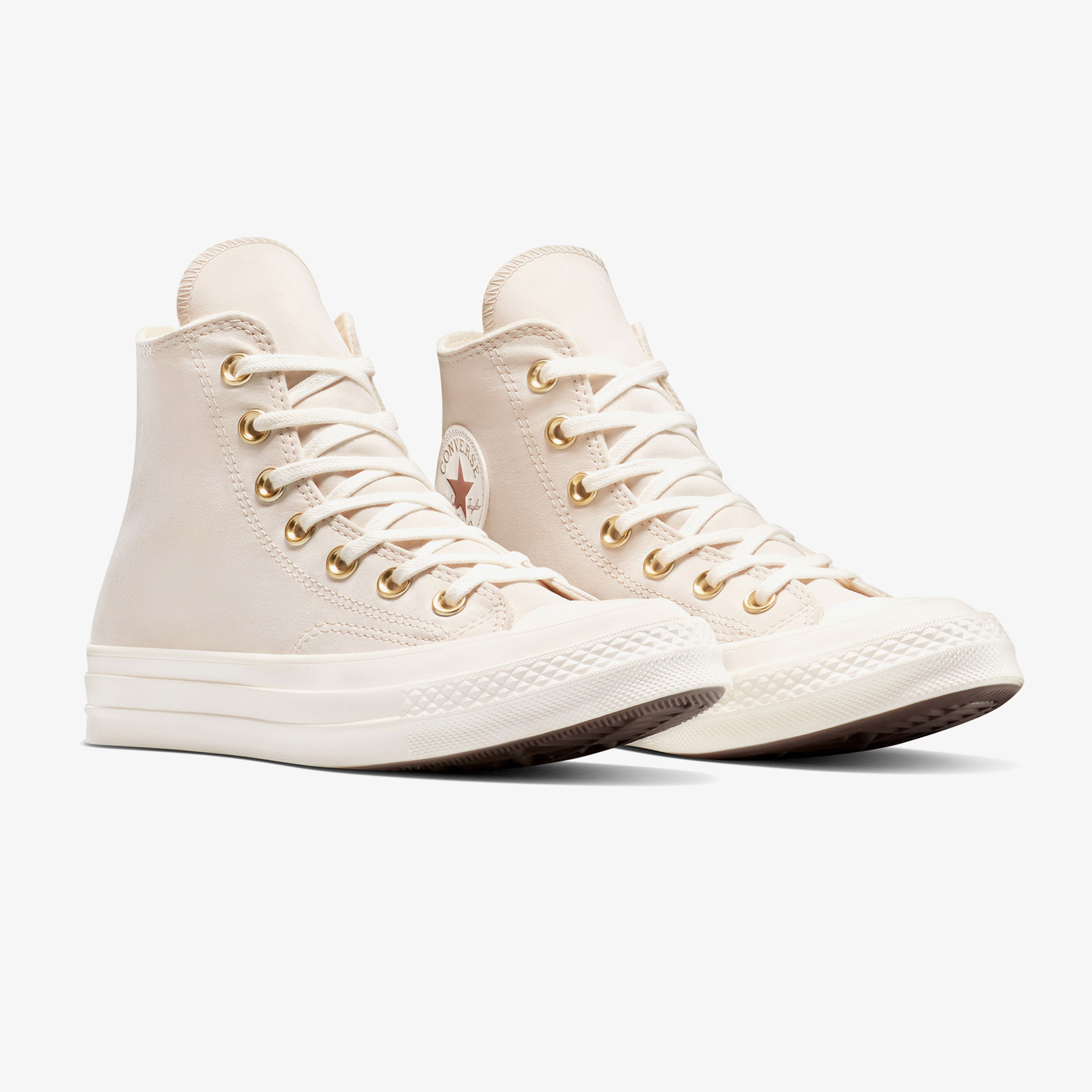 Converse Chuck 70 Metallic Patch Unisex Krem Sneaker