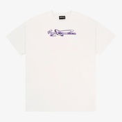 The Hundreds Y2K Bar Logo Erkek Beyaz T-Shirt