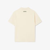 Lacoste Erkek Classic Fit Organik Pamuk Krem Polo