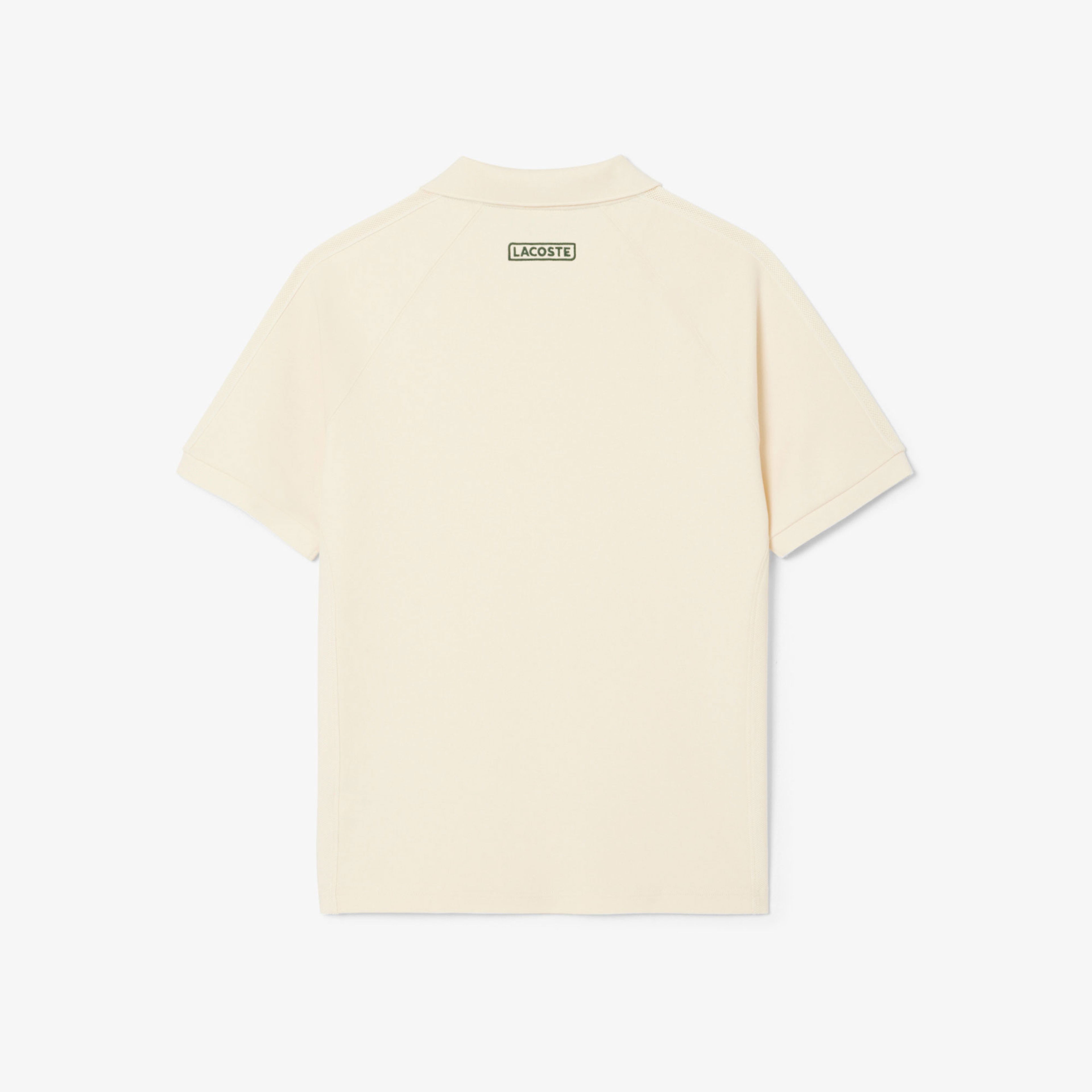 Lacoste Erkek Classic Fit Organik Pamuk Krem Polo
