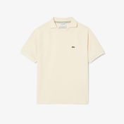 Lacoste Erkek Classic Fit Organik Pamuk Krem Polo