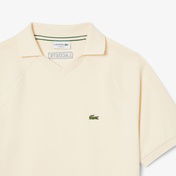Lacoste Erkek Classic Fit Organik Pamuk Krem Polo