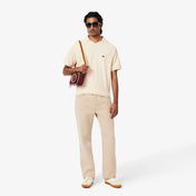 Lacoste Erkek Classic Fit Organik Pamuk Krem Polo