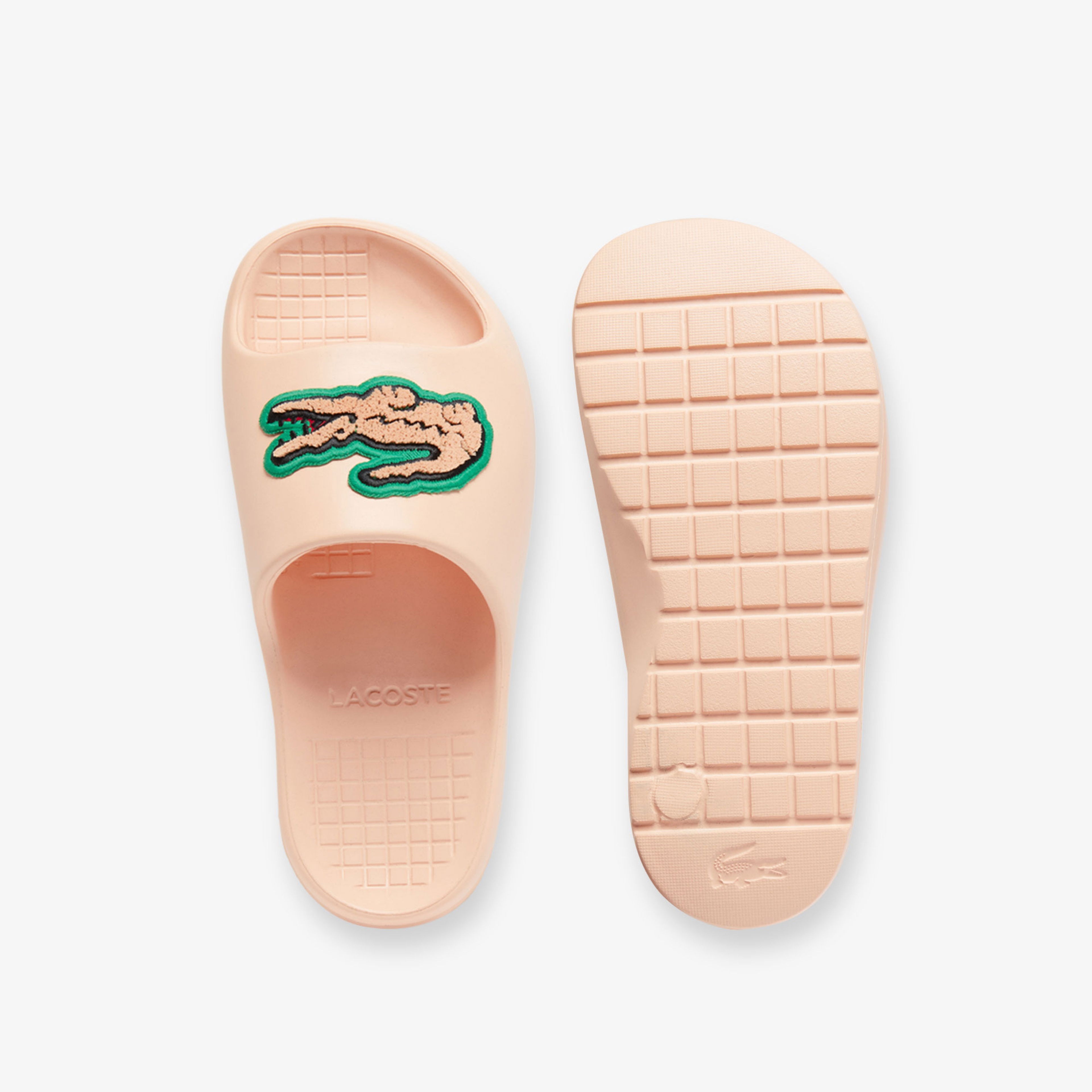Lacoste Croco 2.0 Evo Kadın Pembe Terlik
