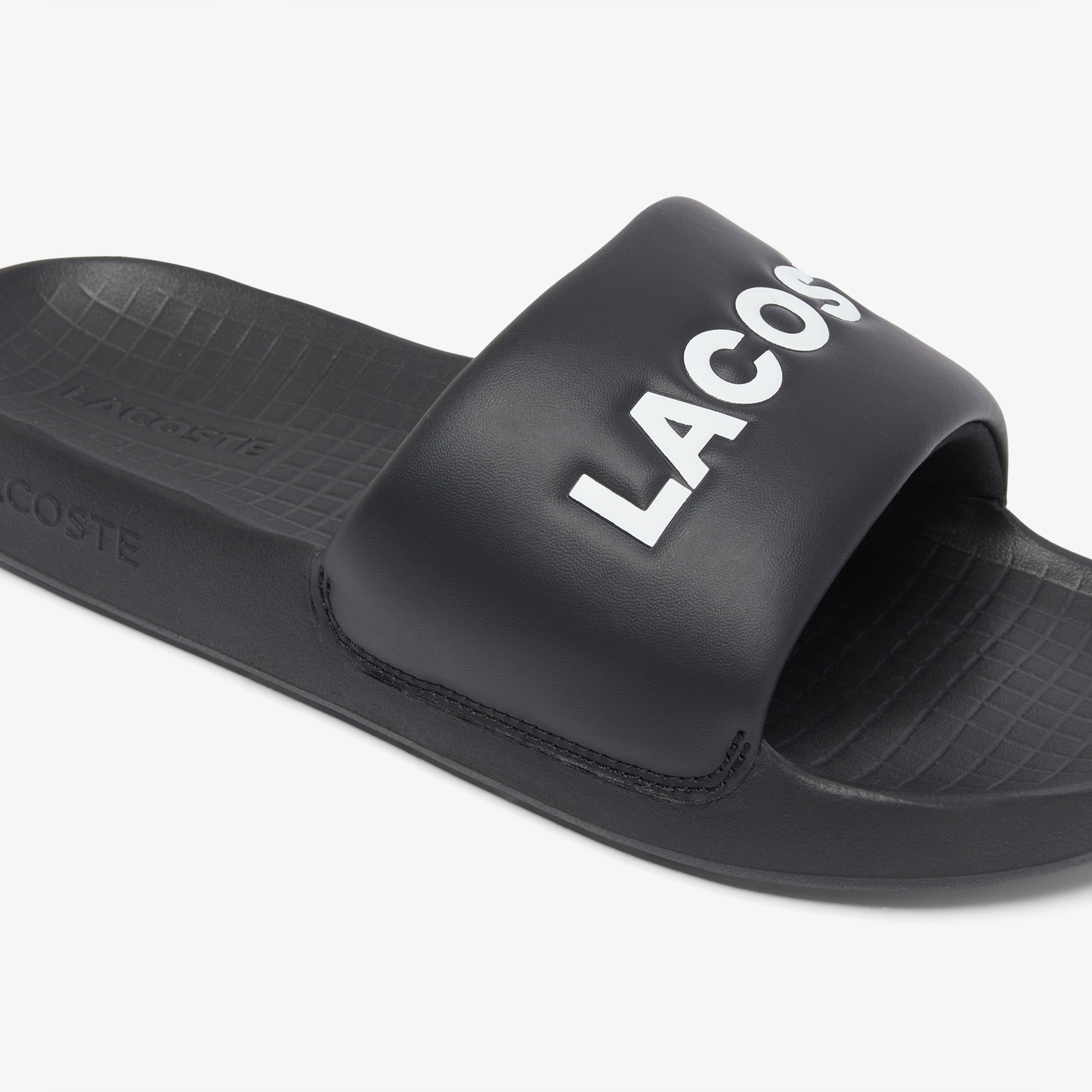 Lacoste Serve Slide 1.0 Erkek Siyah Terlik