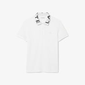 Lacoste Erkek Slim Fit Baskılı Beyaz Polo