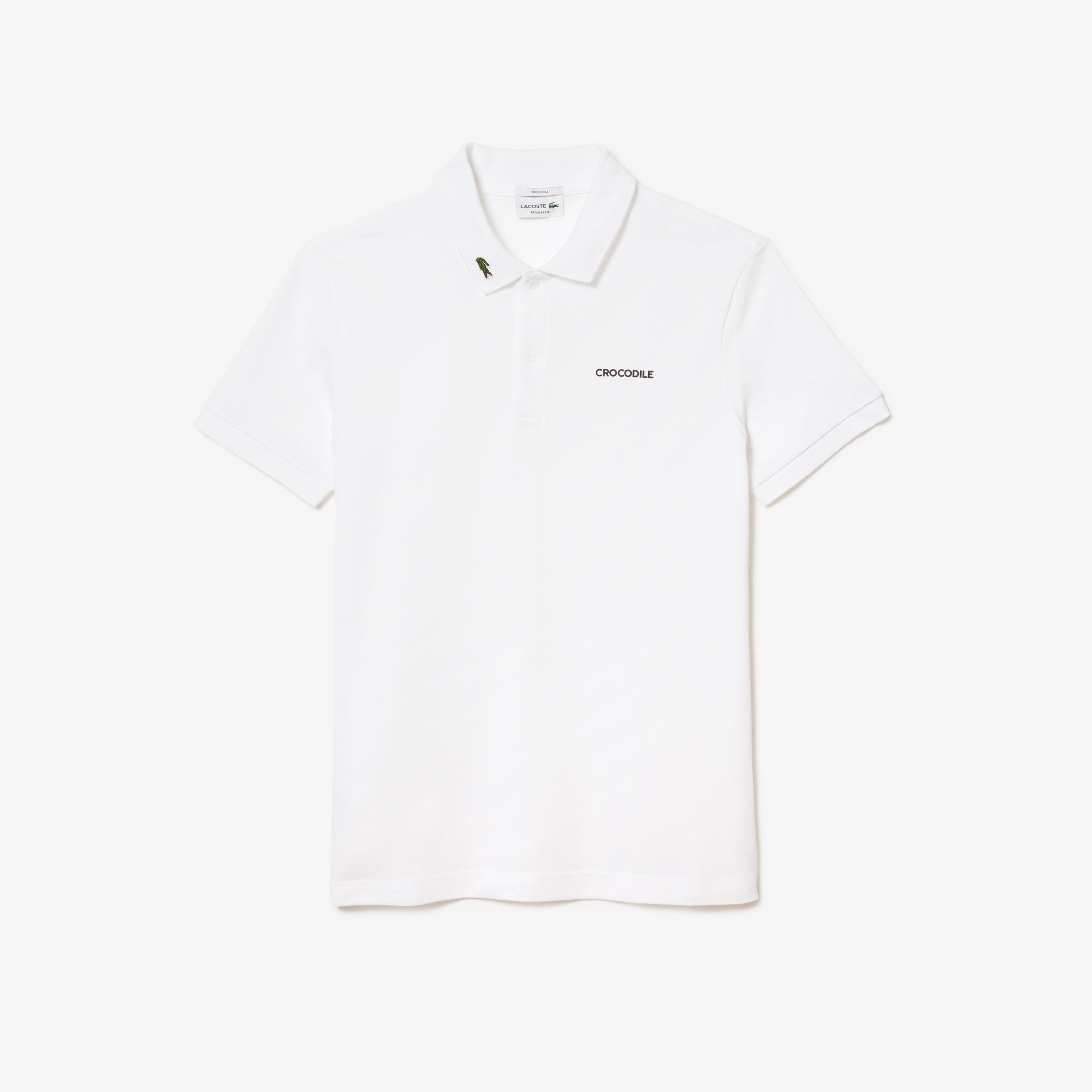 Lacoste L.12.12 Erkek Regular Fit Baskılı Beyaz Polo