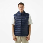 Lacoste Erkek Slim Fit Kapüşonlu Lacivert Yelek